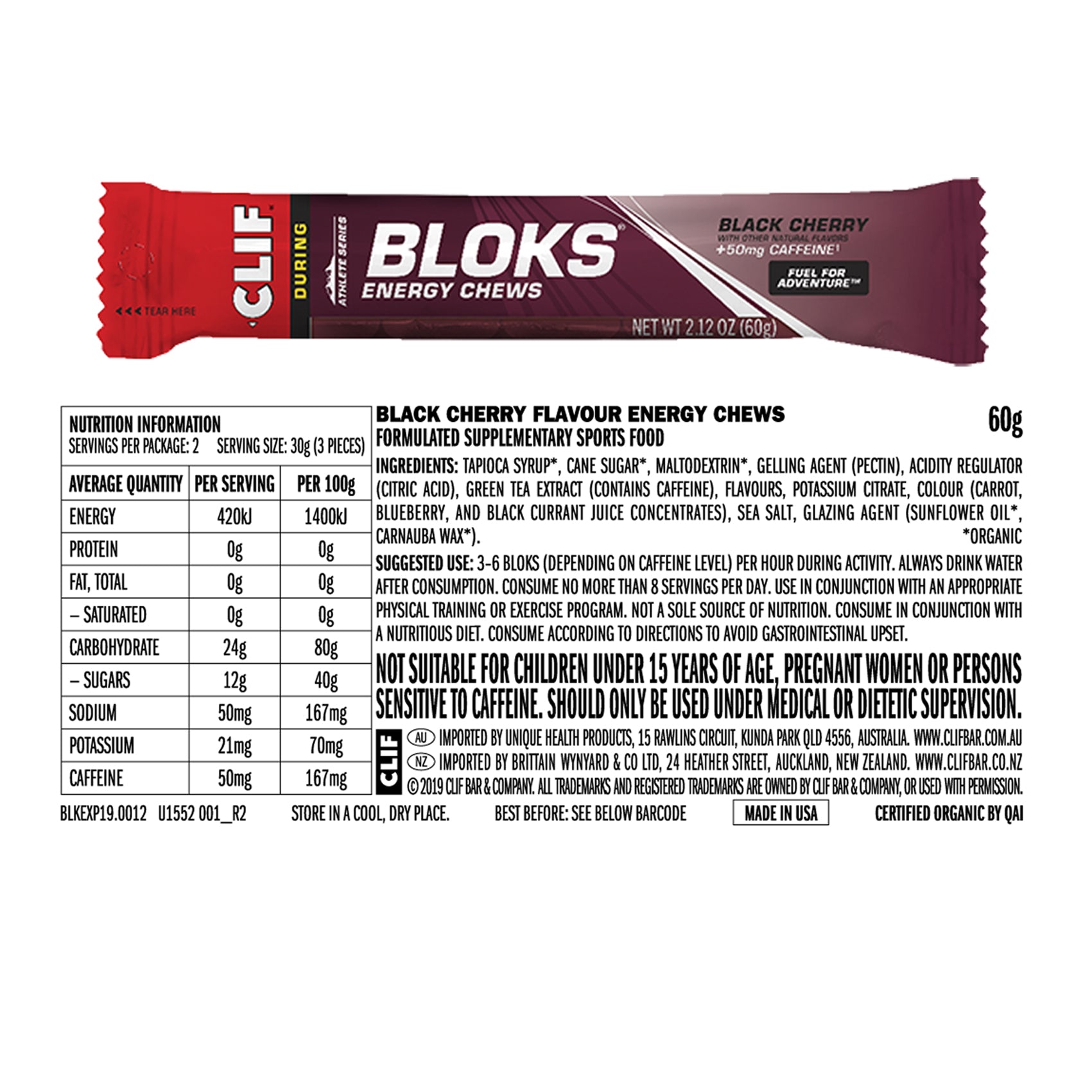 CLIF BLOKS Energy Chews