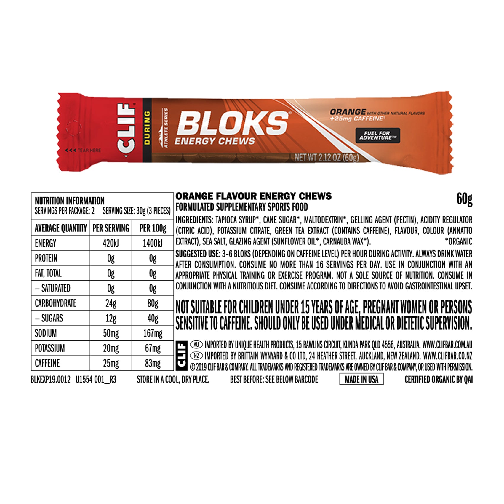 CLIF BLOKS Energy Chews