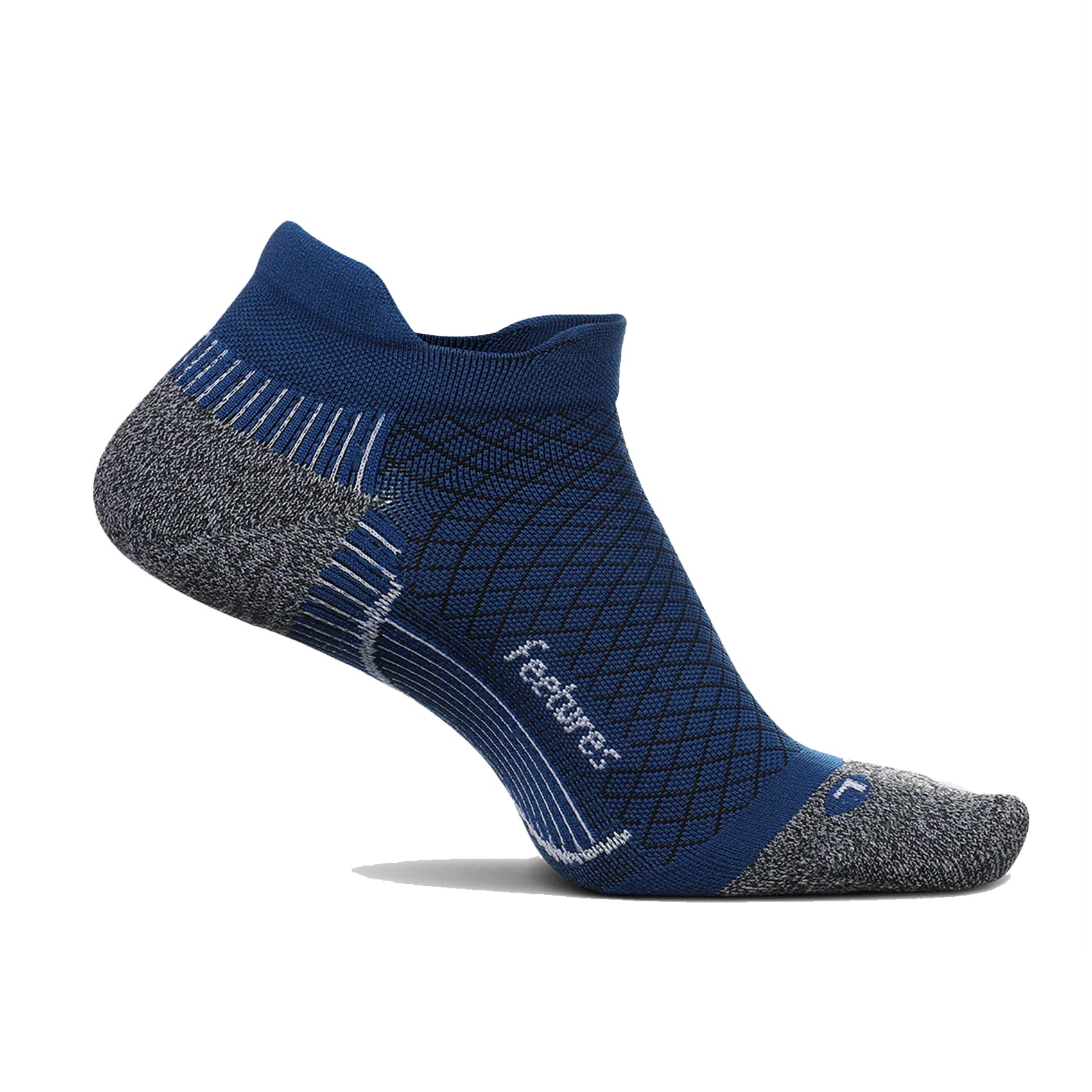 Feetures Plantar Fasciitis Relief Compression No-Show Sock