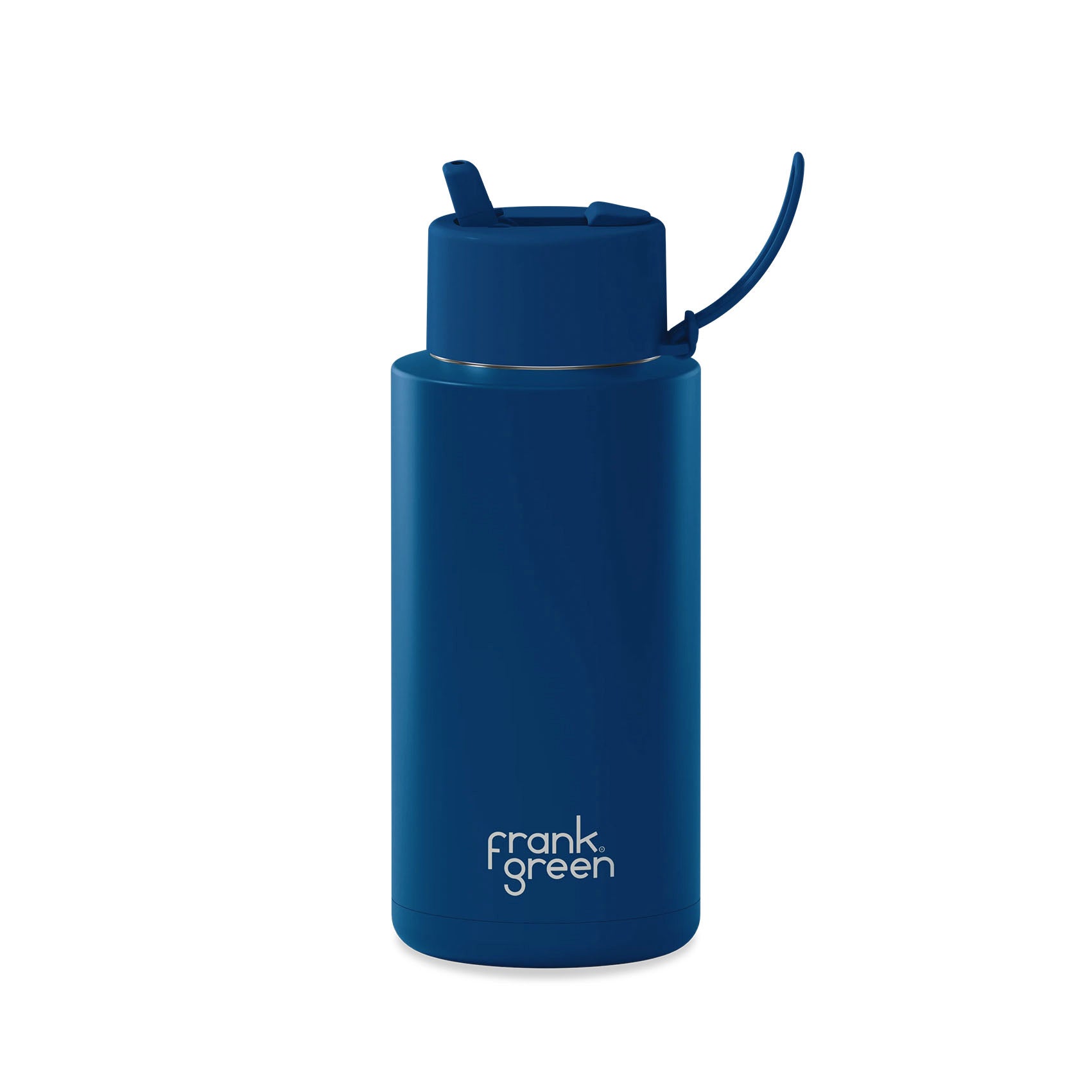 Frank Green 1L Stainless Steel Ceramic Reusable Bottle with Straw