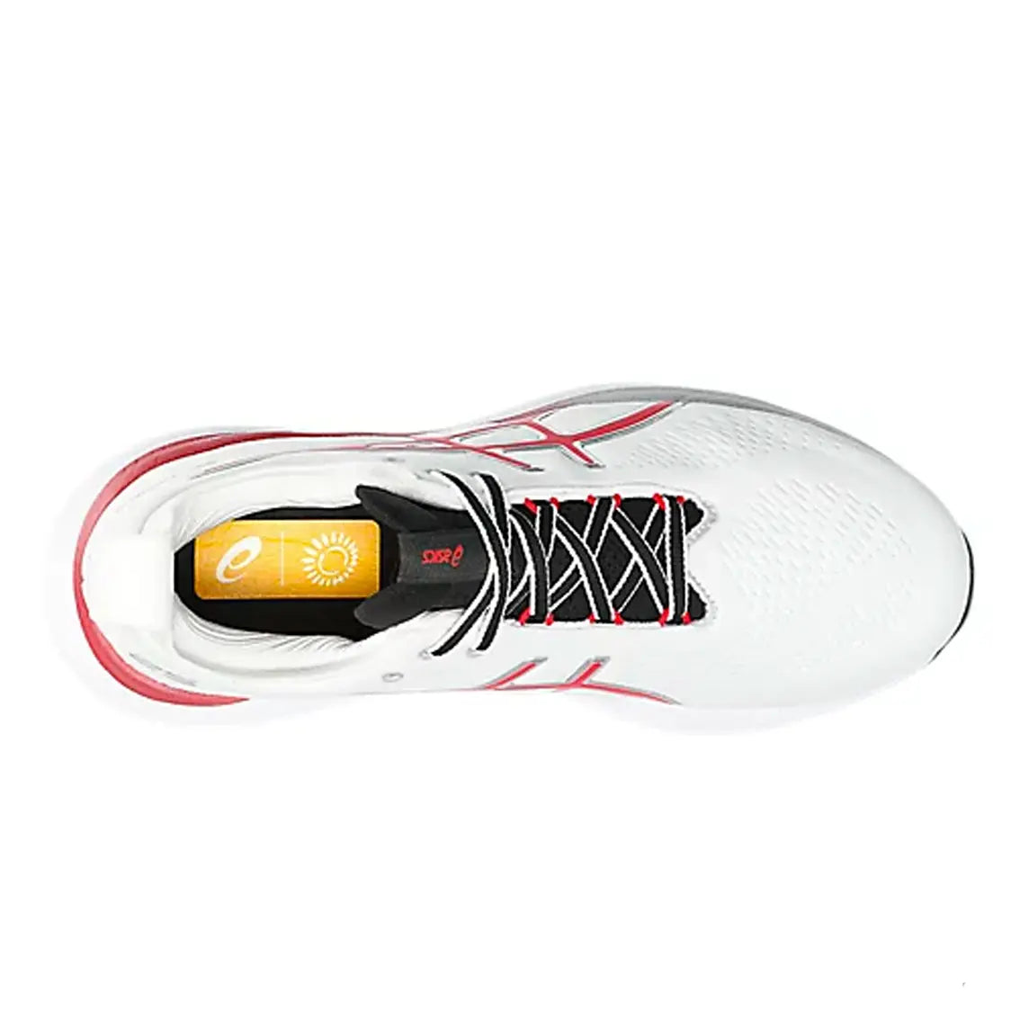 Mens ASICS GEL-Nimbus 25 Anniversary - White / Classic Red