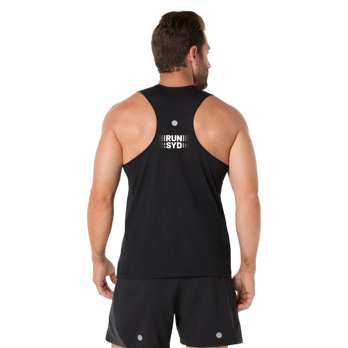 Mens ASICS Sydney Marathon Road Singlet