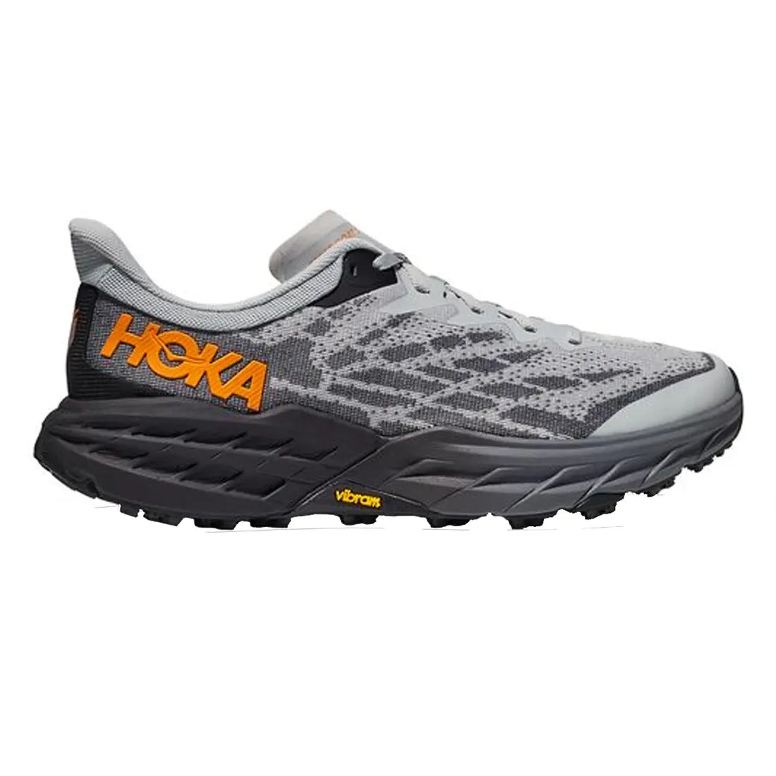 Hoka Speedgoat 5 Wide Mens 13 2E Harbor Mist Black Trail Running Shoes 1123159 Hoka Men main image 2
