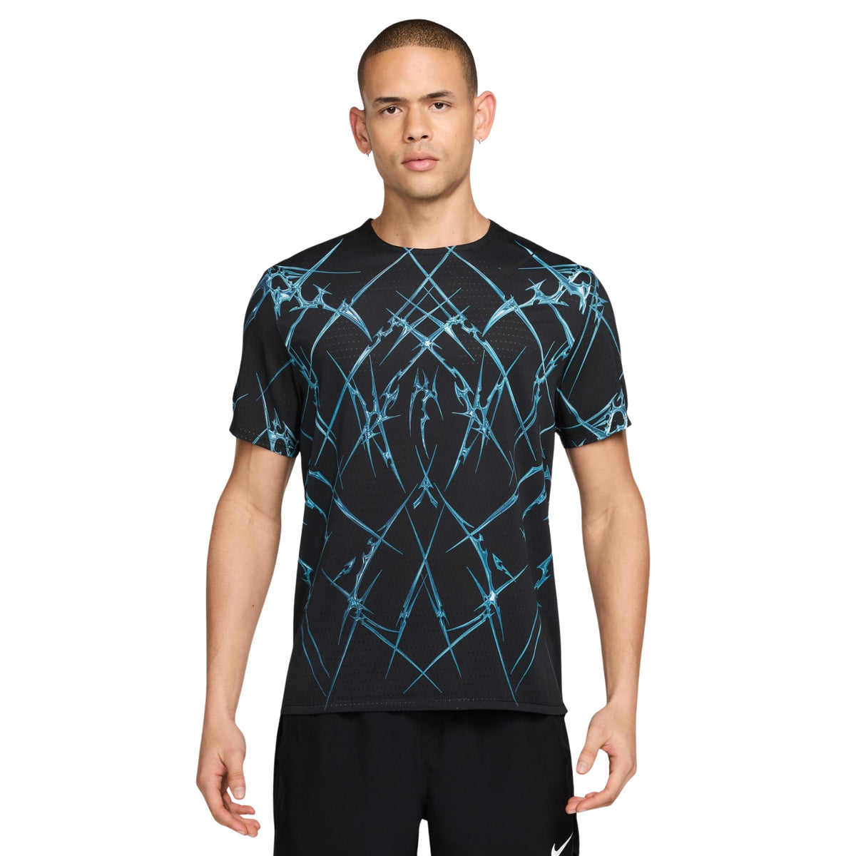 Mens Nike Aeroswift Dri-FIT ADV Printed Short Sleeve Running Top