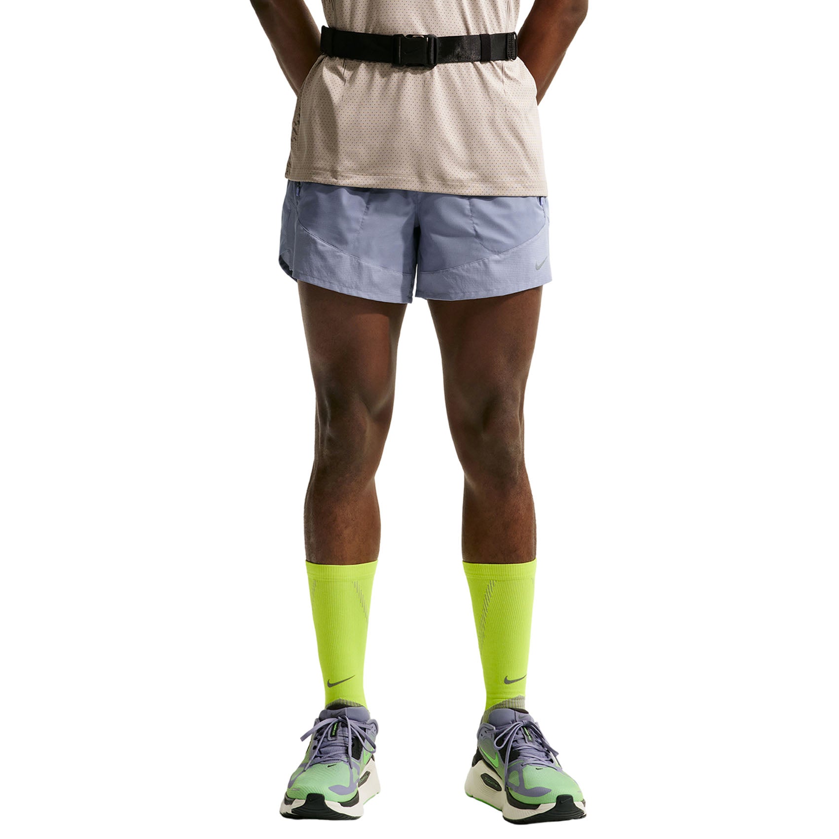 Mens Nike Dri-FIT Stride Plus 5-inch Brief-Lined Shorts