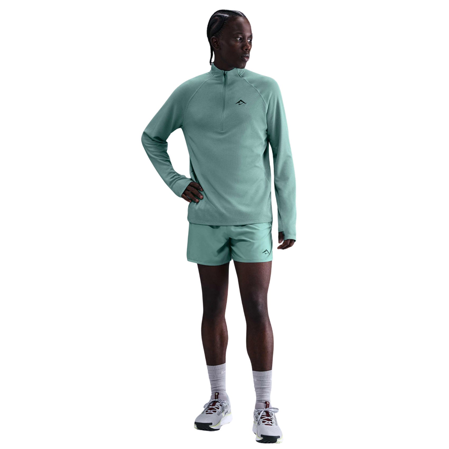 Mens Nike Trail Dri-FIT ADV Second Sunrise 5-Inch Brief-Lined Running Shorts