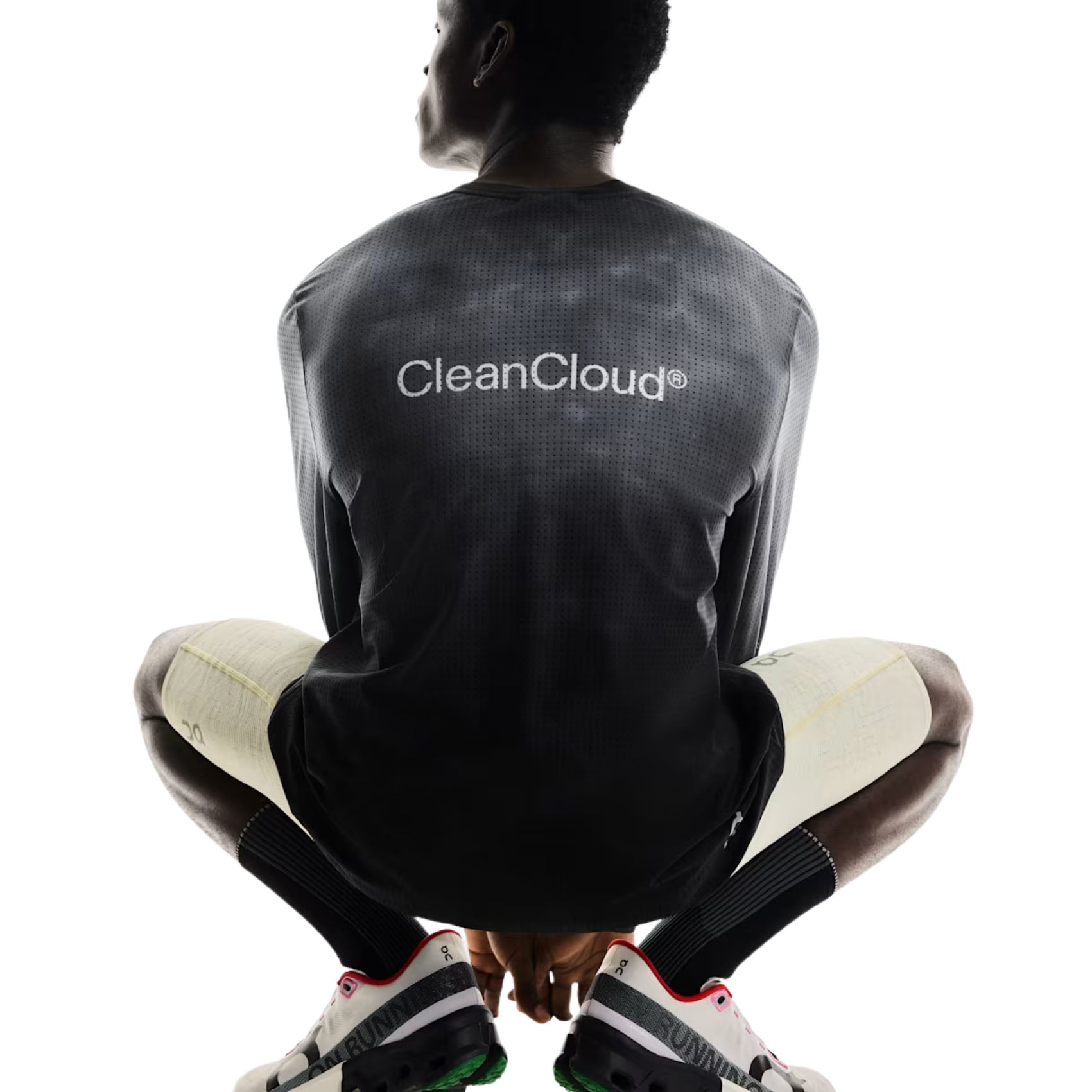 Mens On Running Pace Mesh Long-T