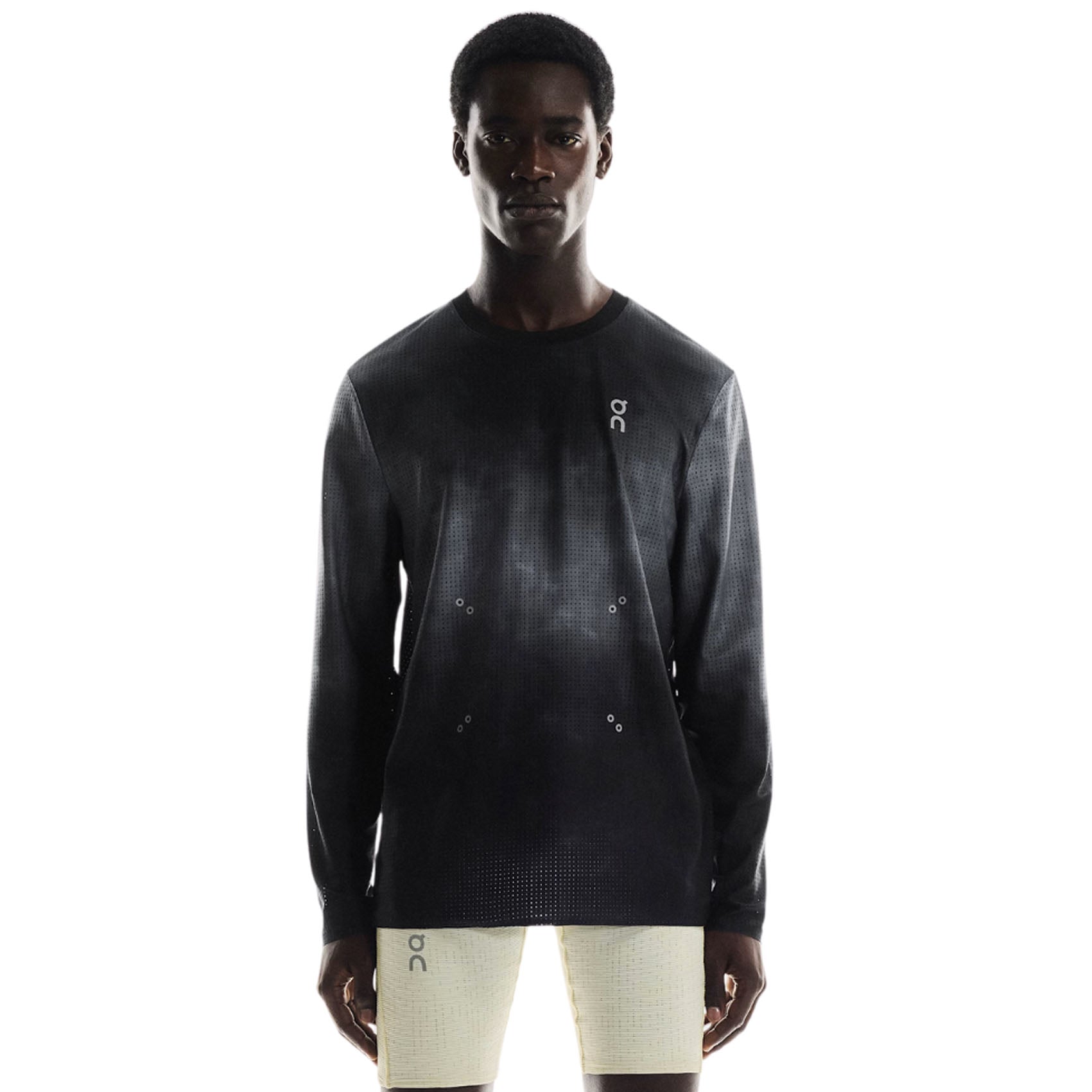 Mens On Running Pace Mesh Long-T