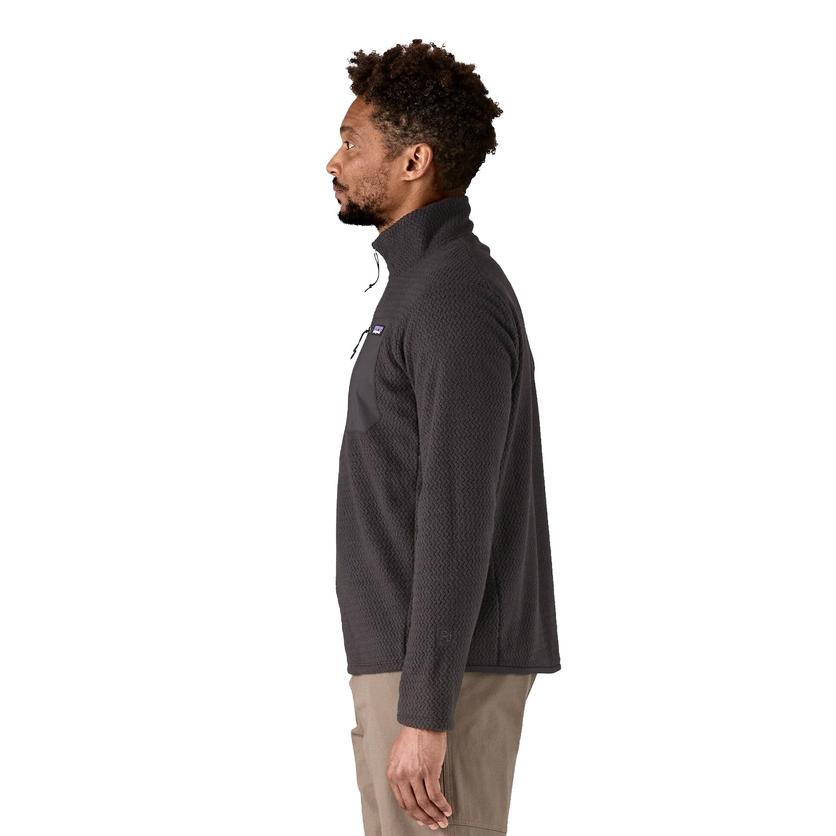 Mens Patagonia R1 Air Fleece Zip Neck
