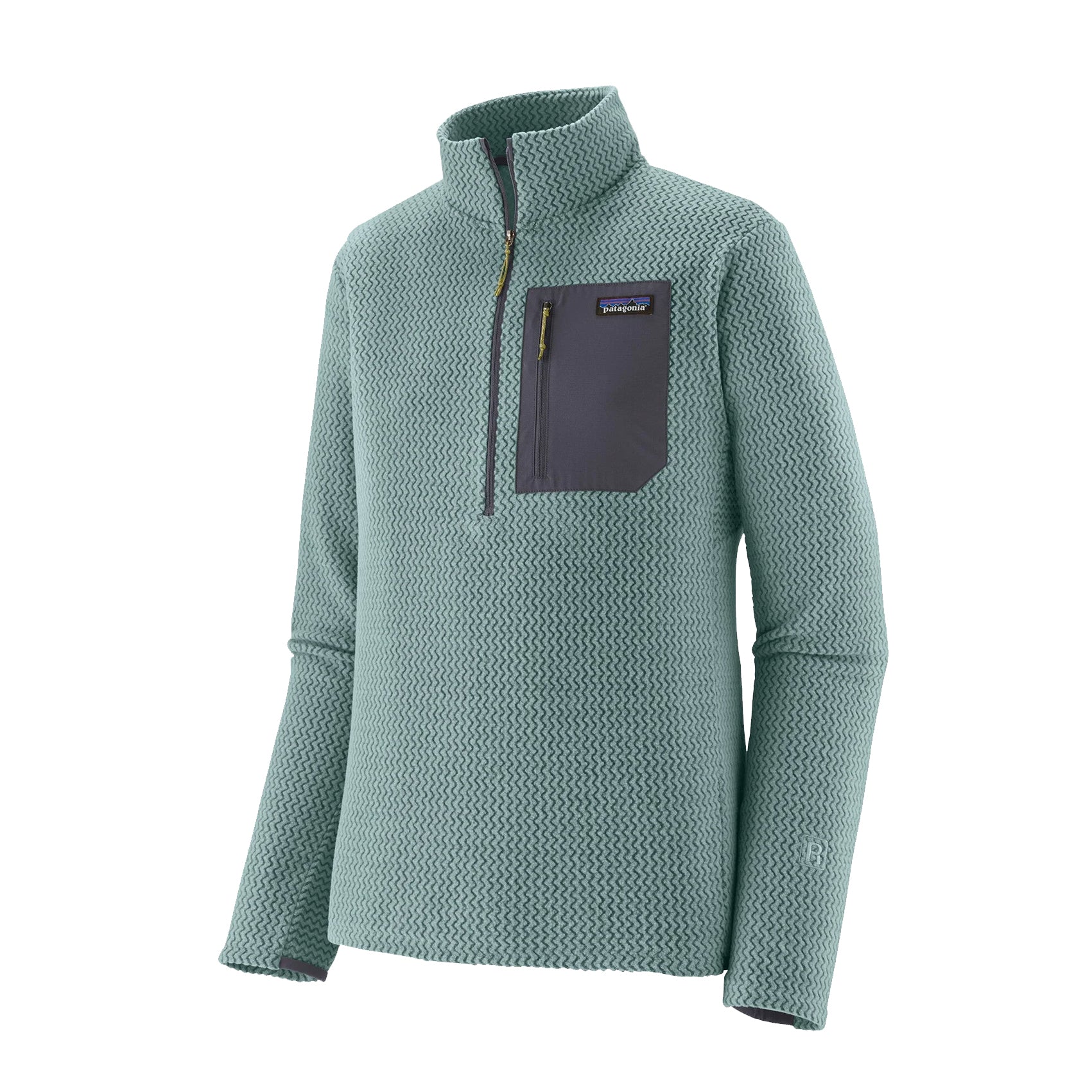 Mens Patagonia R1 Air Fleece Zip Neck