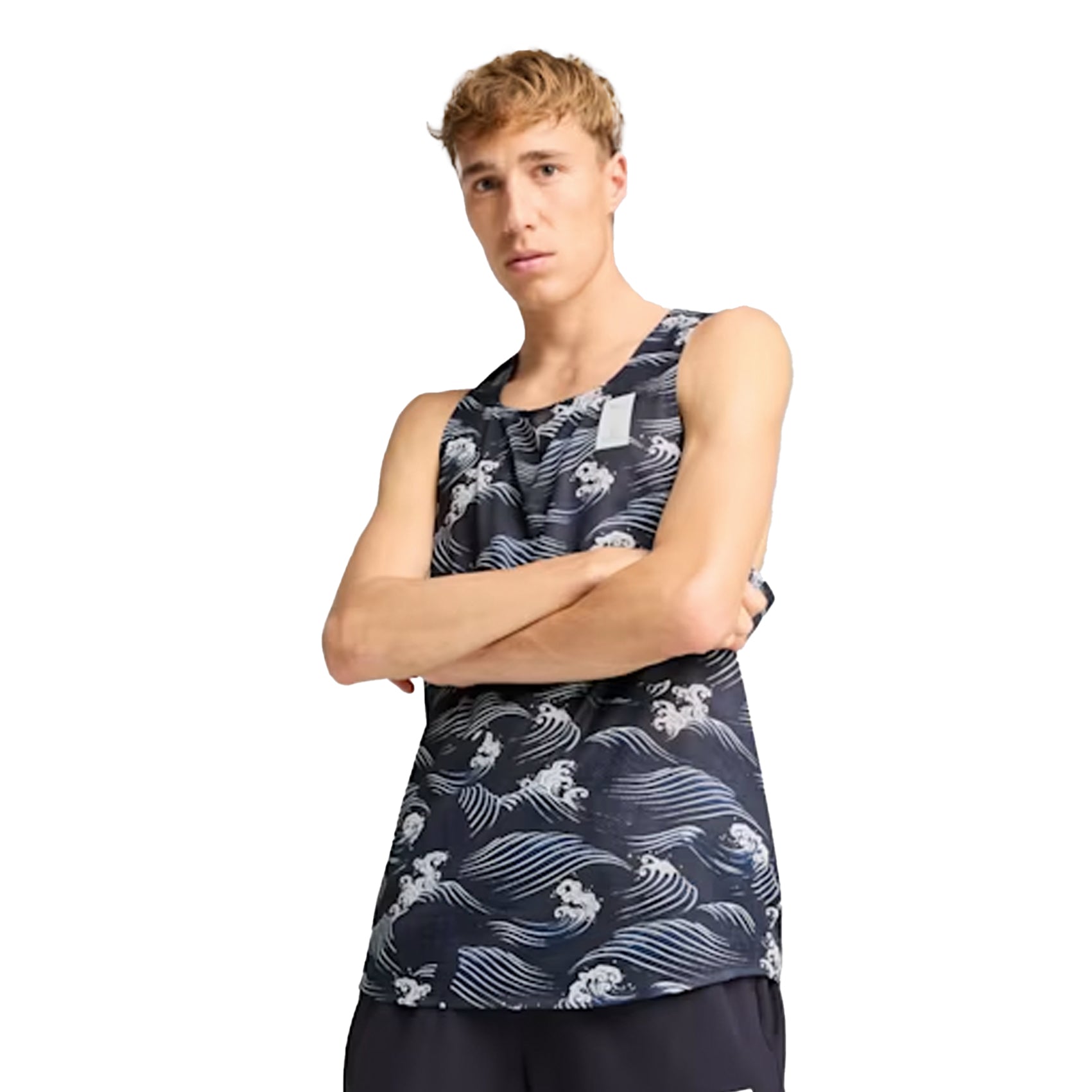 Mens PUMA x Saysky Singlet AOP