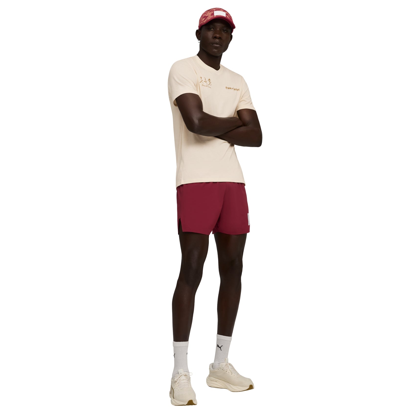 Mens PUMA x Saysky Running Shorts