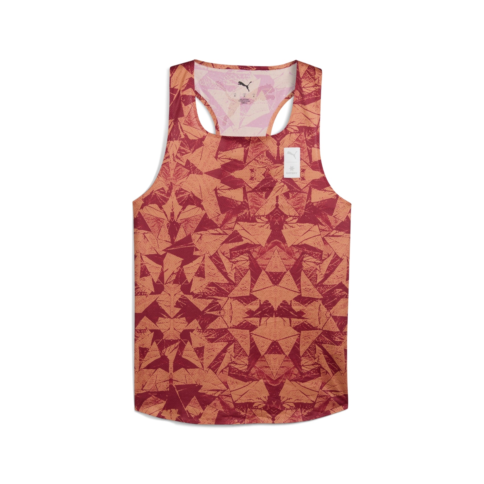 Mens PUMA x Saysky Singlet AOP | Technical Performance Running