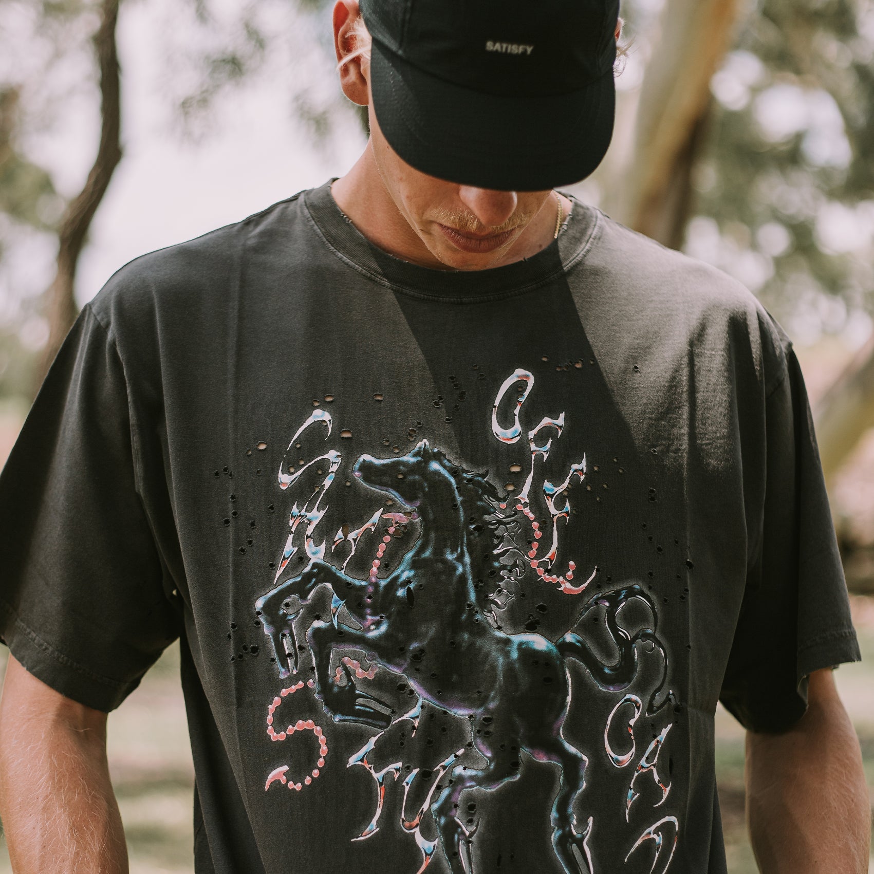 Mens Satisfy MothTech Running Tee