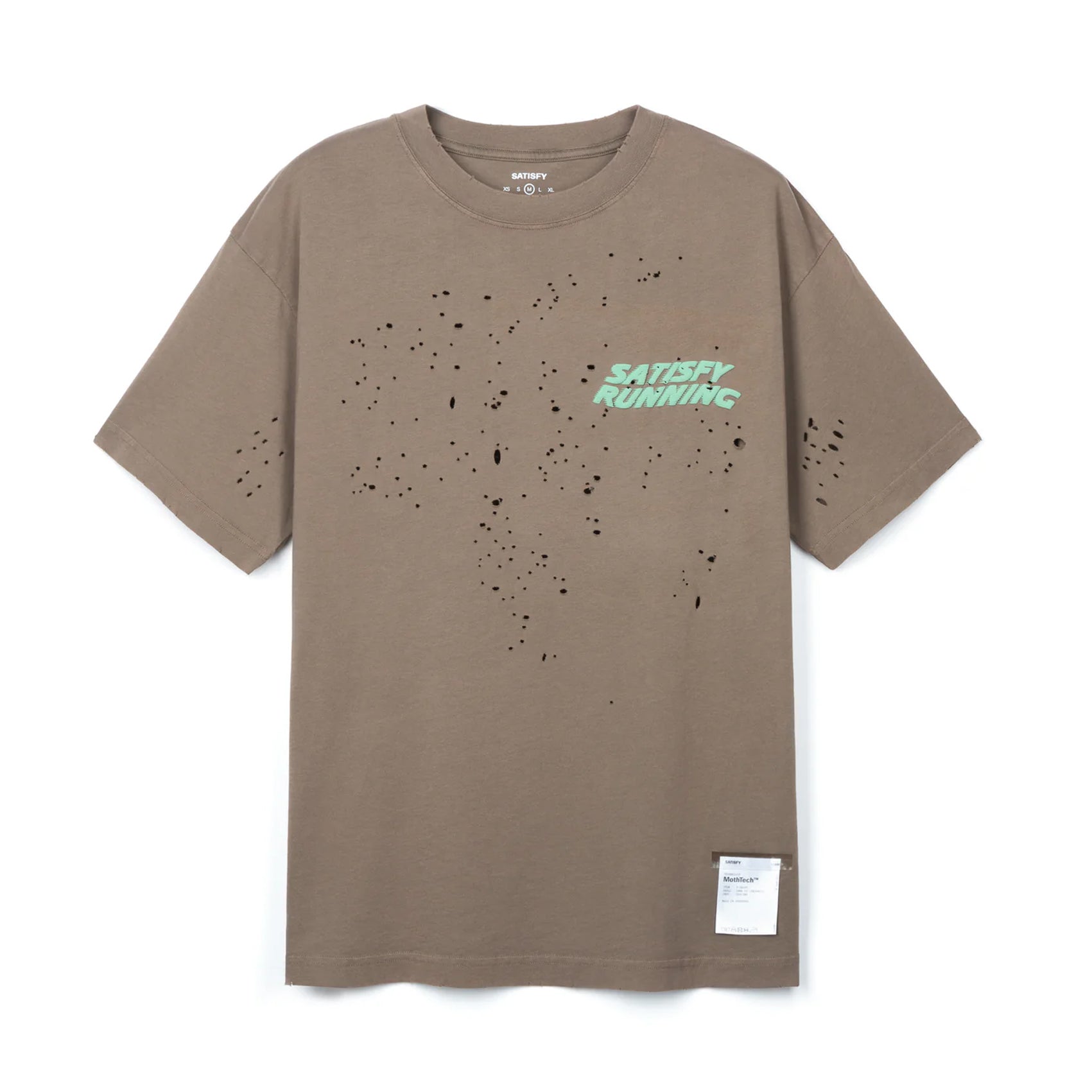 Mens Satisfy MothTech Running Tee