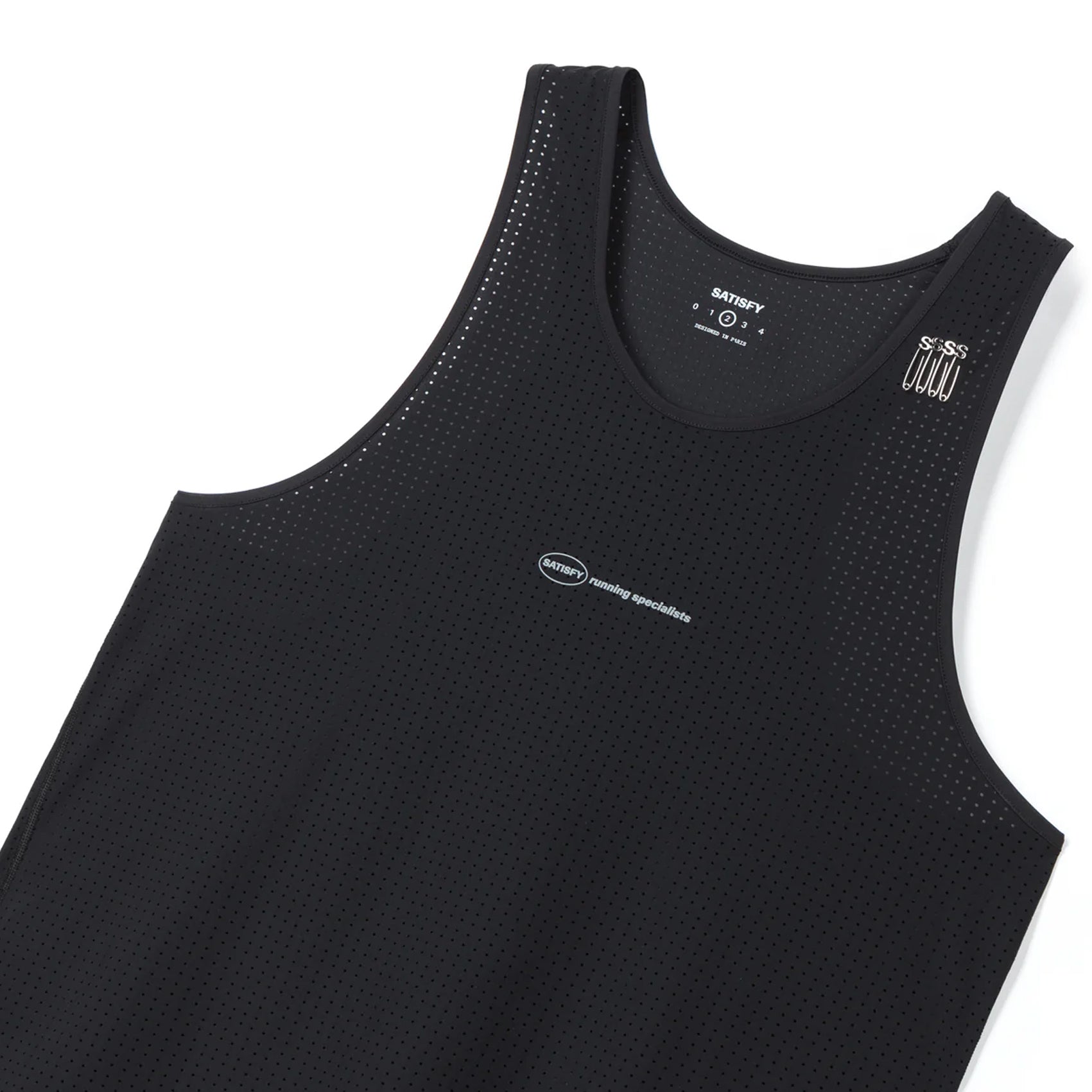 Mens Satisfy Space-O Running Singlet (2024)
