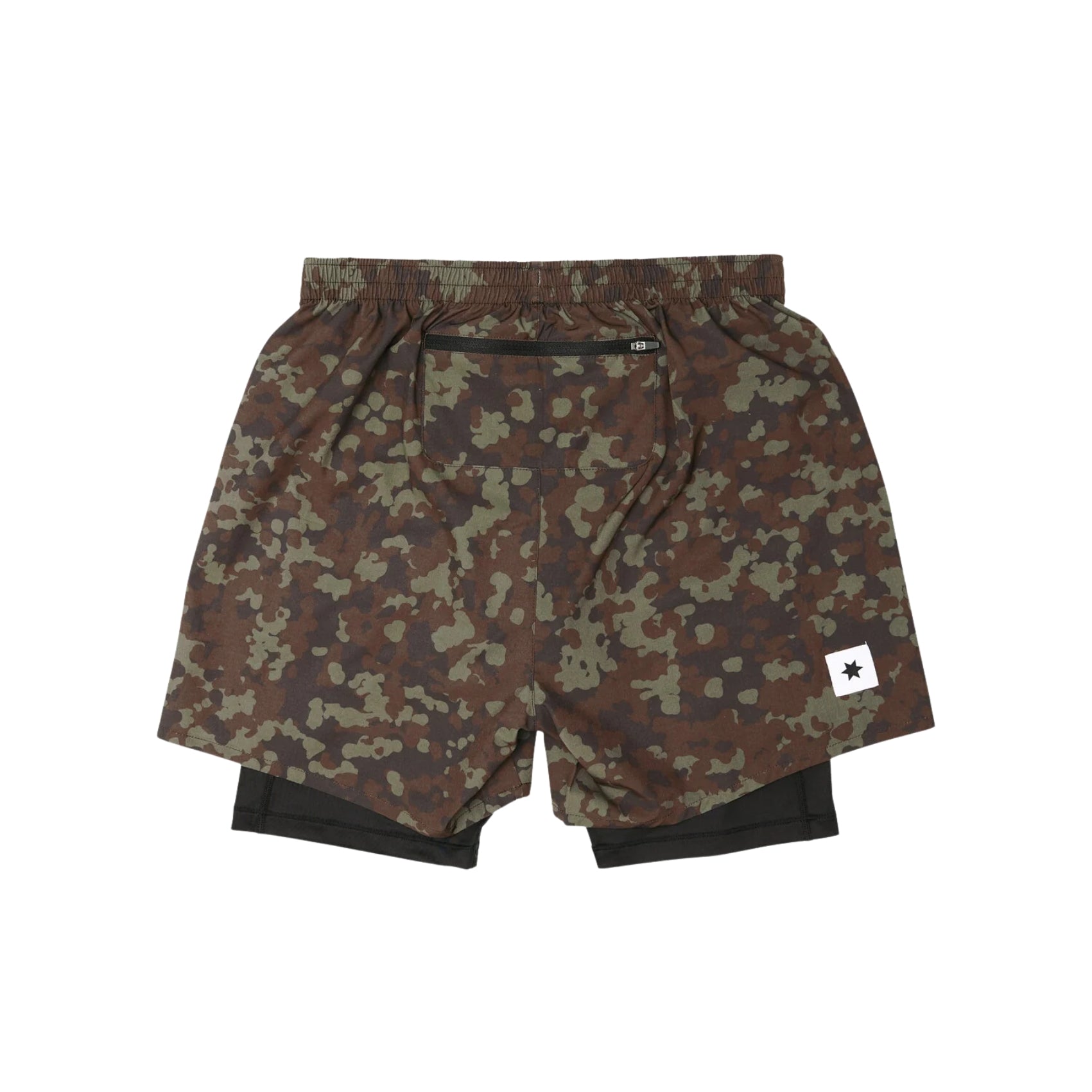 Mens Saysky Camo Pace 2-in-1 Shorts 5 Inch