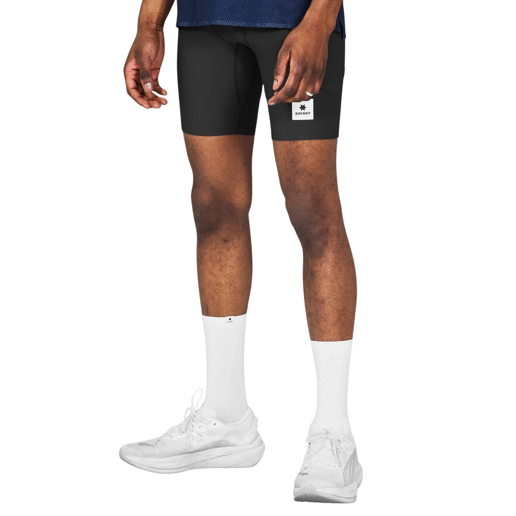 Mens Saysky Combat+ Rib Short Tights 8 Inch