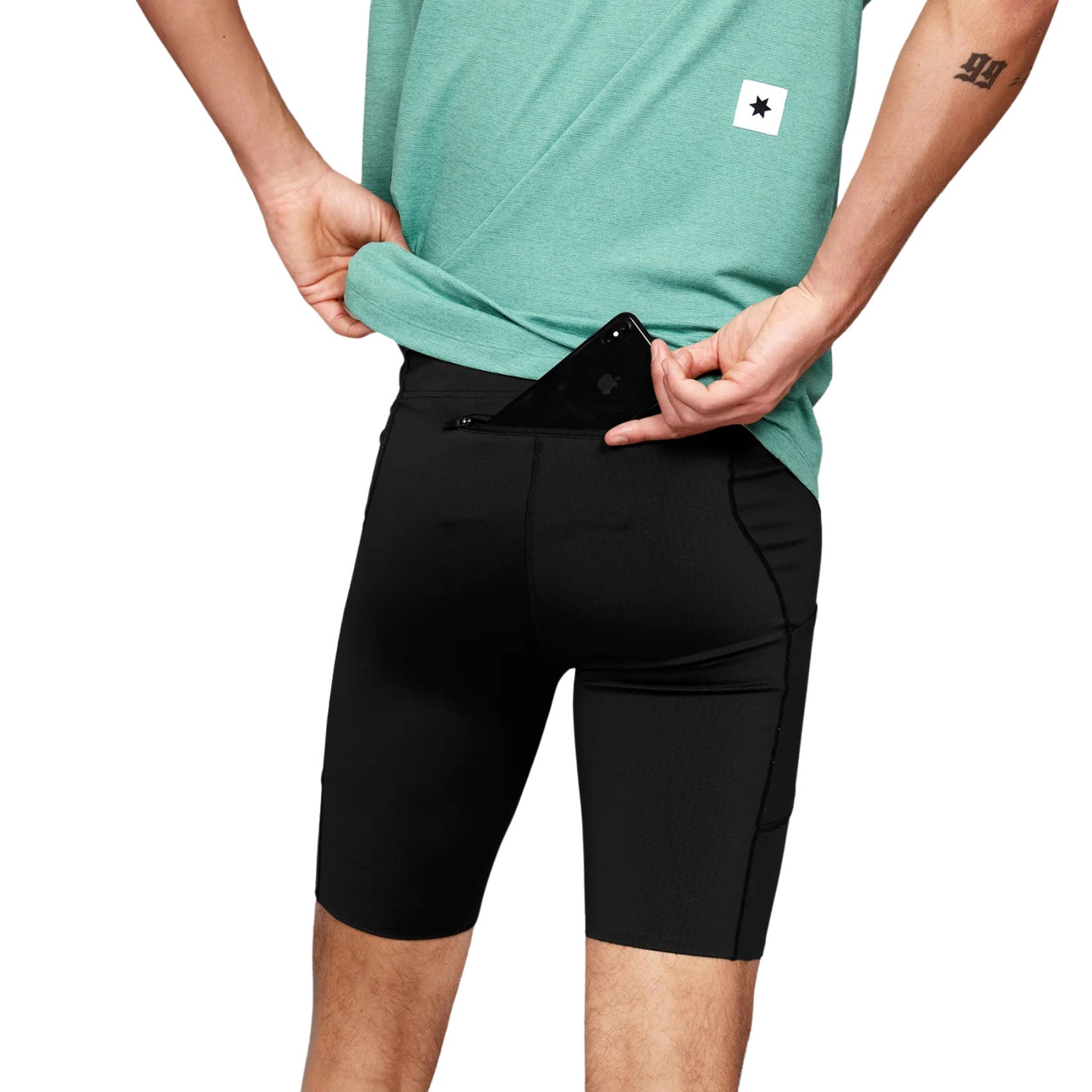 Mens Saysky Combat+ Short 9-Inch Tights