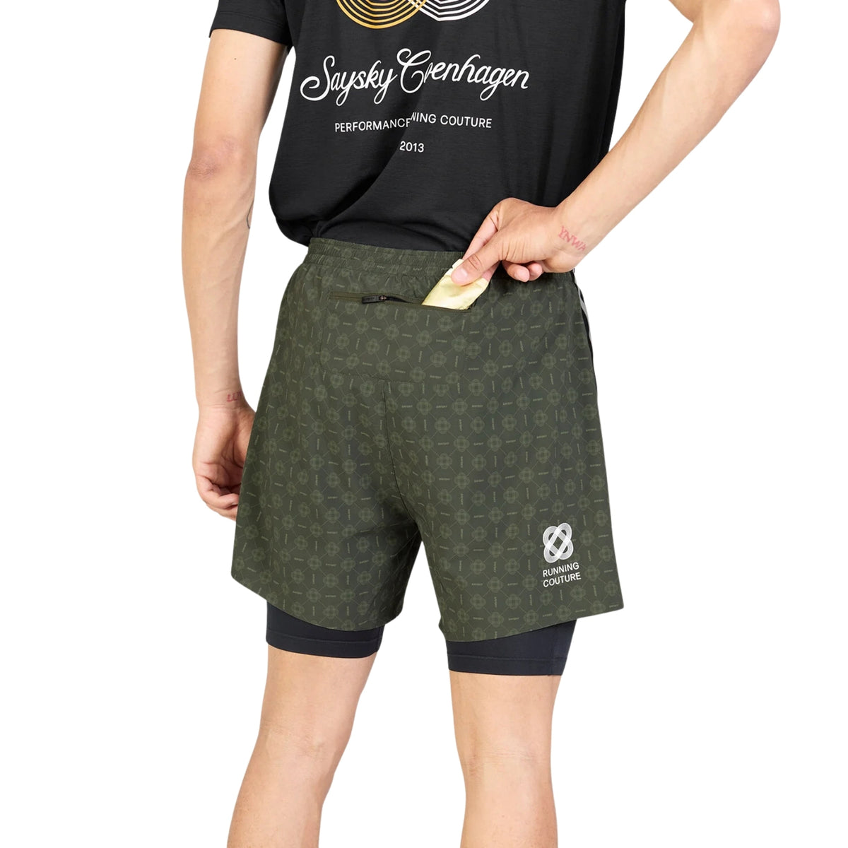 Mens Saysky Couture Pace 2-in-1 Shorts 5 Inch