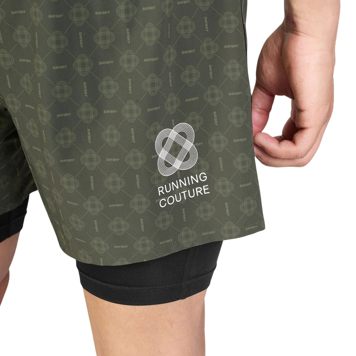 Mens Saysky Couture Pace 2-in-1 Shorts 5 Inch