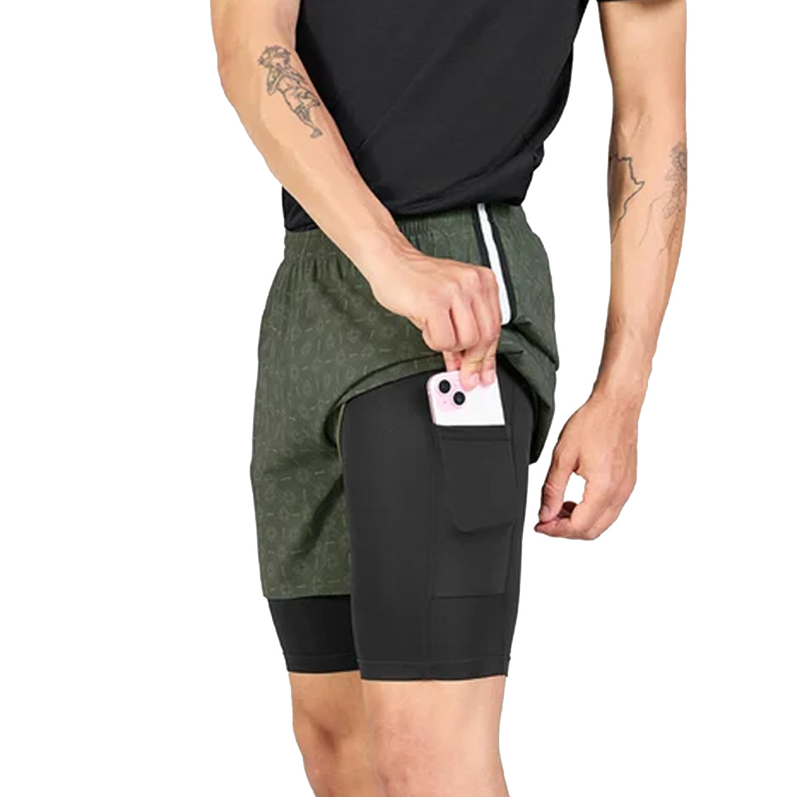 Mens Saysky Couture Pace 2-in-1 Shorts 5 Inch