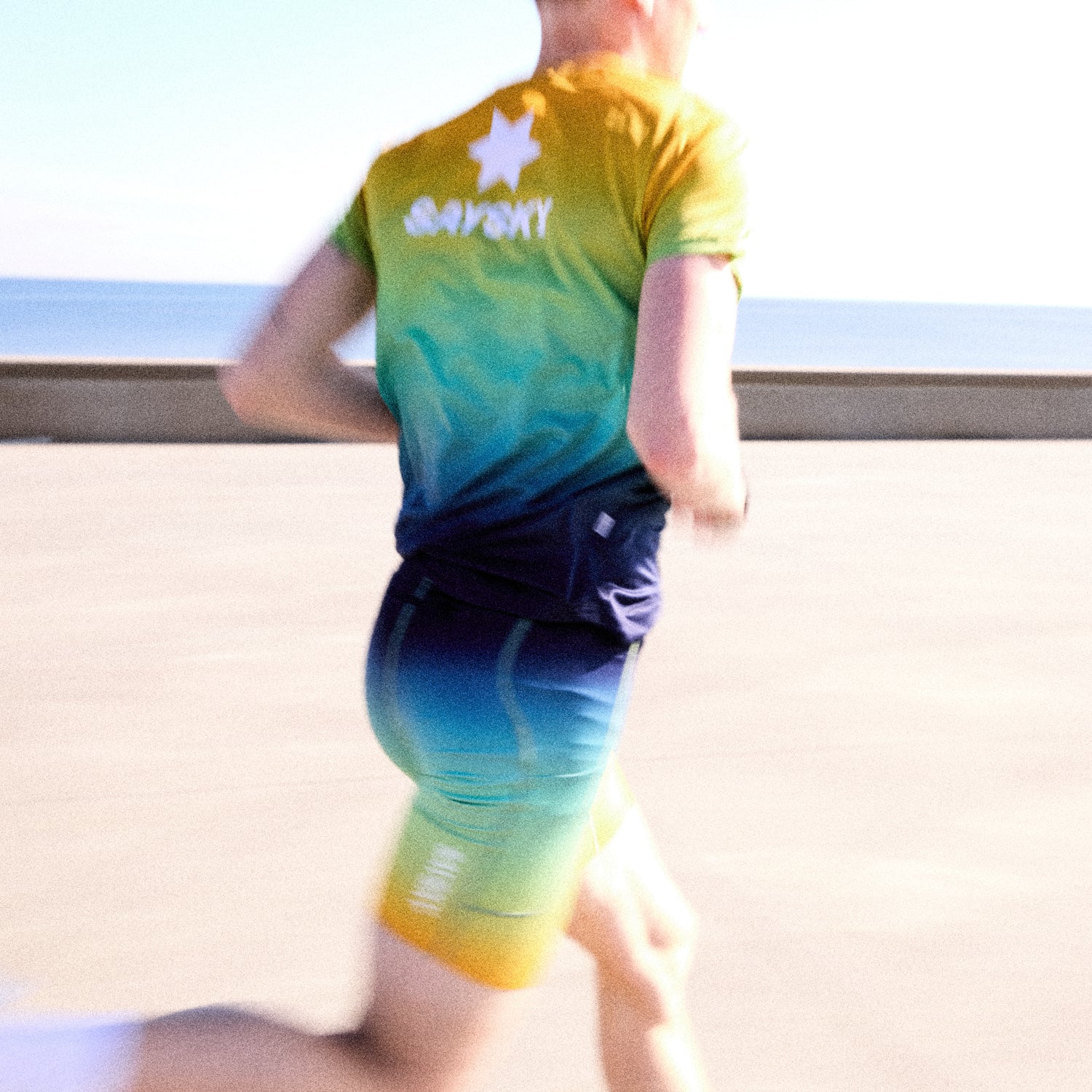 Mens Saysky Drip Dye Flow T-Shirt