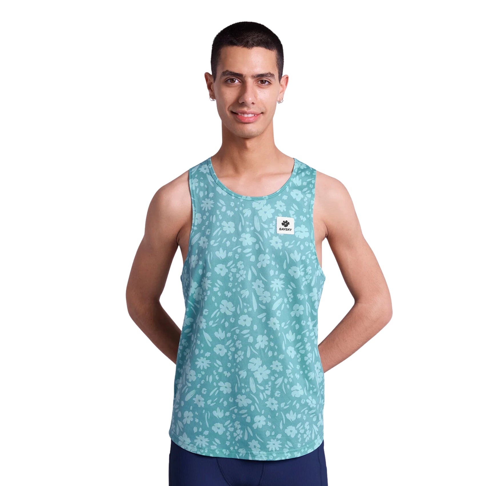 Mens Saysky Flower Combat Singlet
