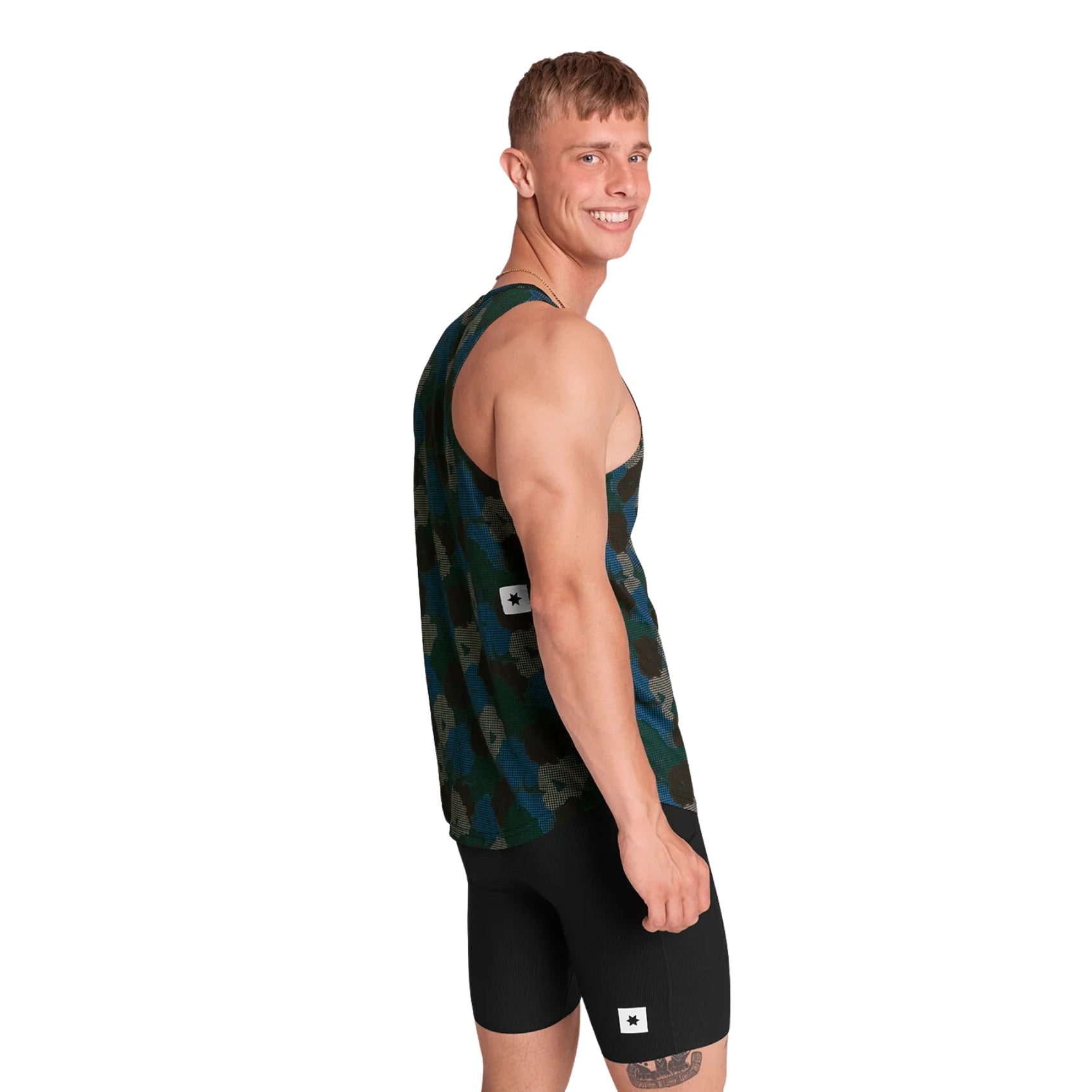 Mens Saysky Flower Combat Singlet