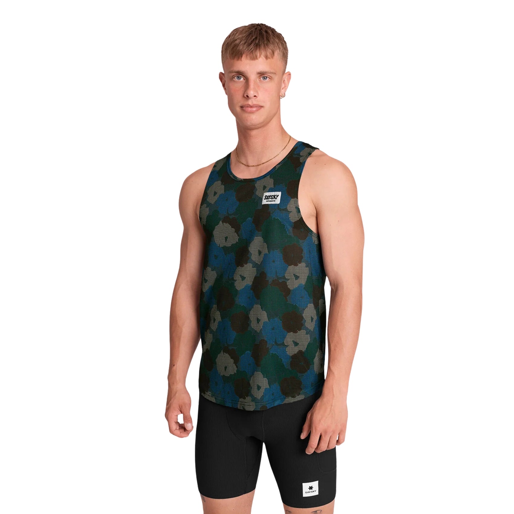 Mens Saysky Flower Combat Singlet