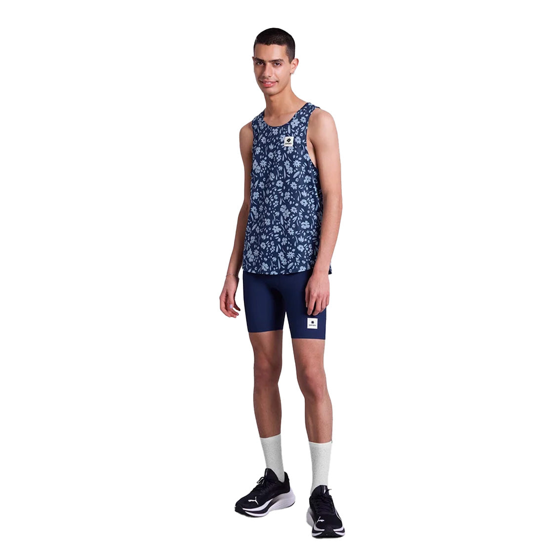 Mens Saysky Flower Combat Singlet