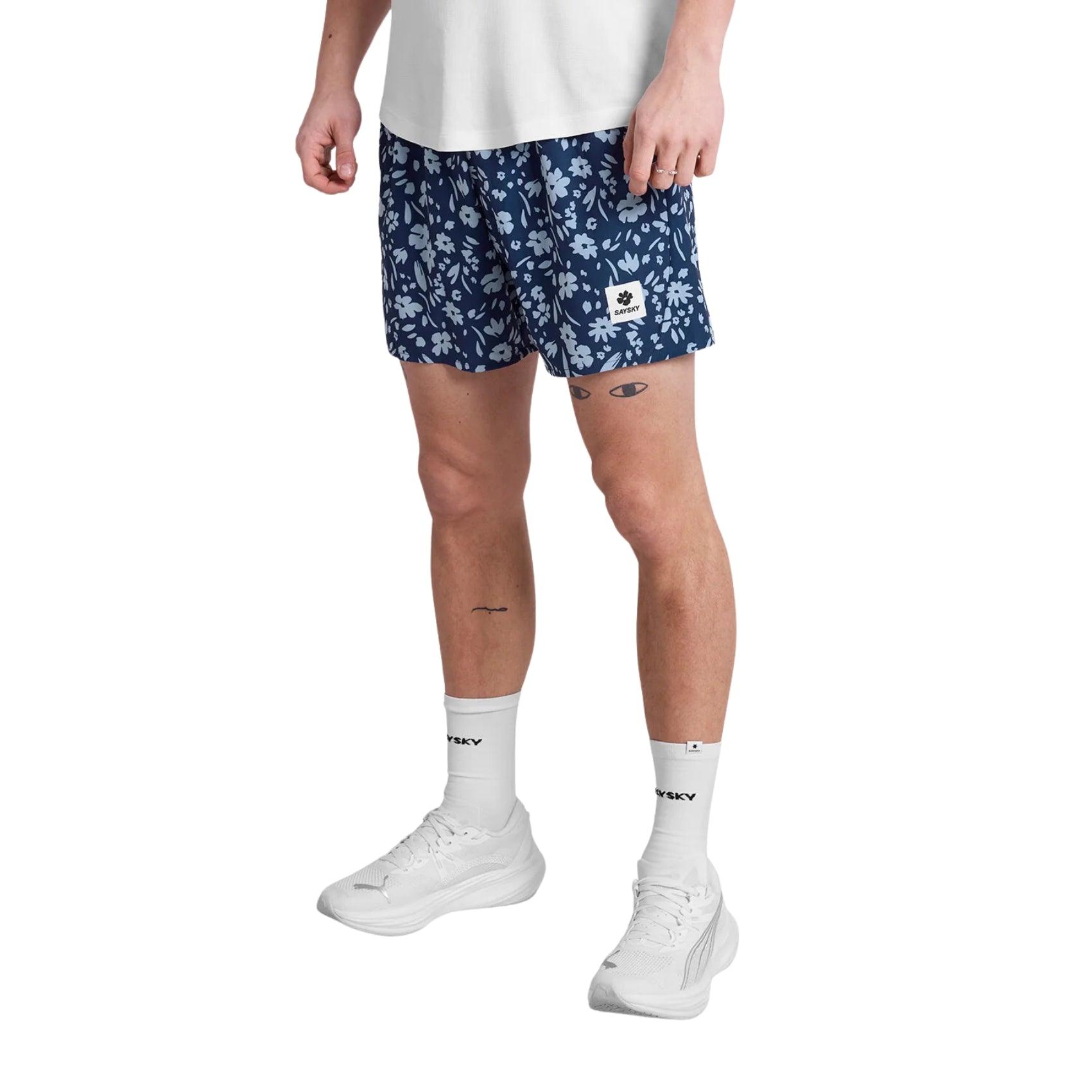 Mens Saysky Flower Pace Shorts 5 Inch