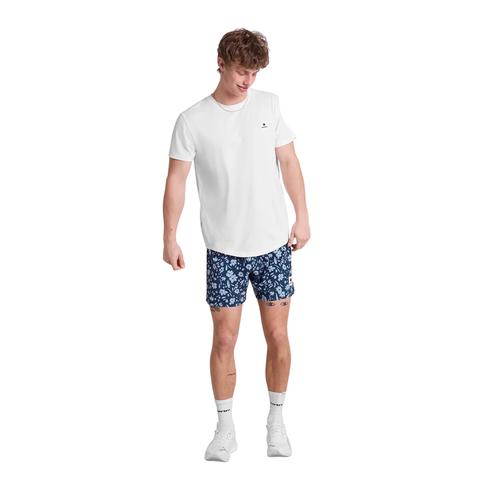 Mens Saysky Flower Pace Shorts 5 Inch