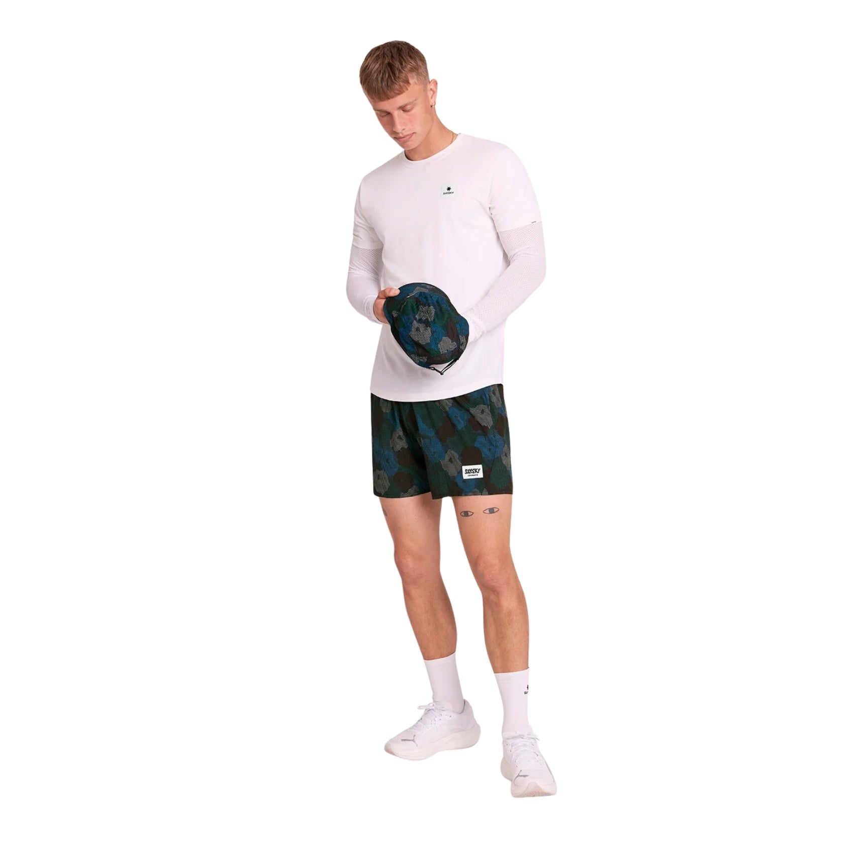 Mens Saysky Flower Pace Shorts 5 Inch