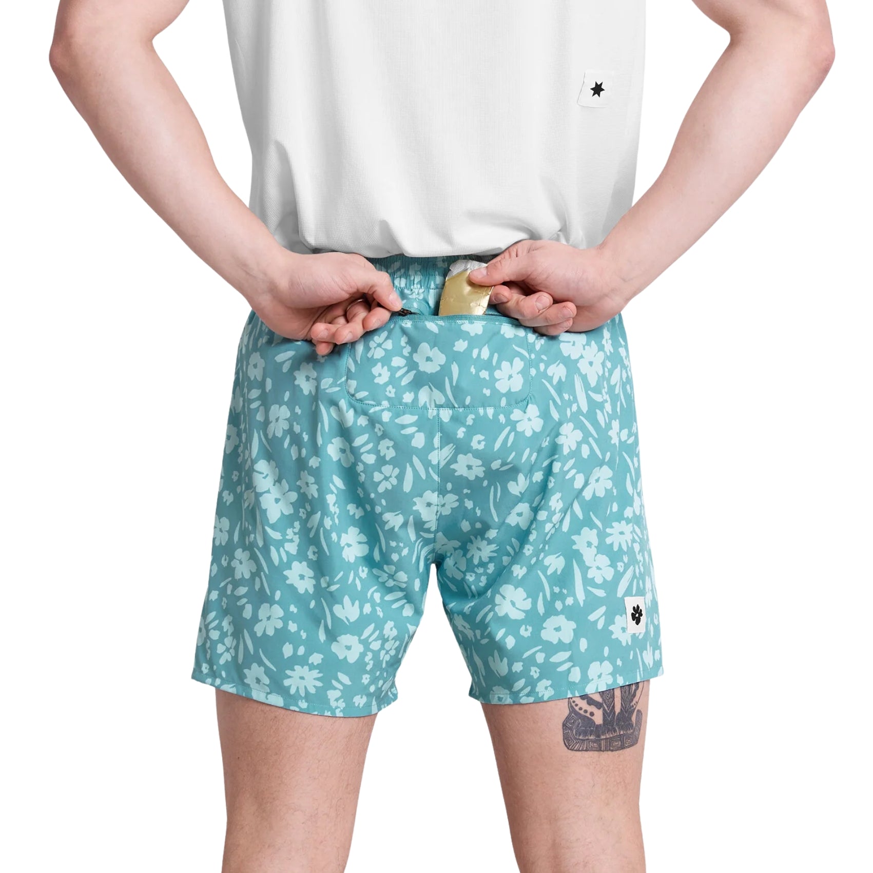 Mens Saysky Flower Pace Shorts 5 Inch
