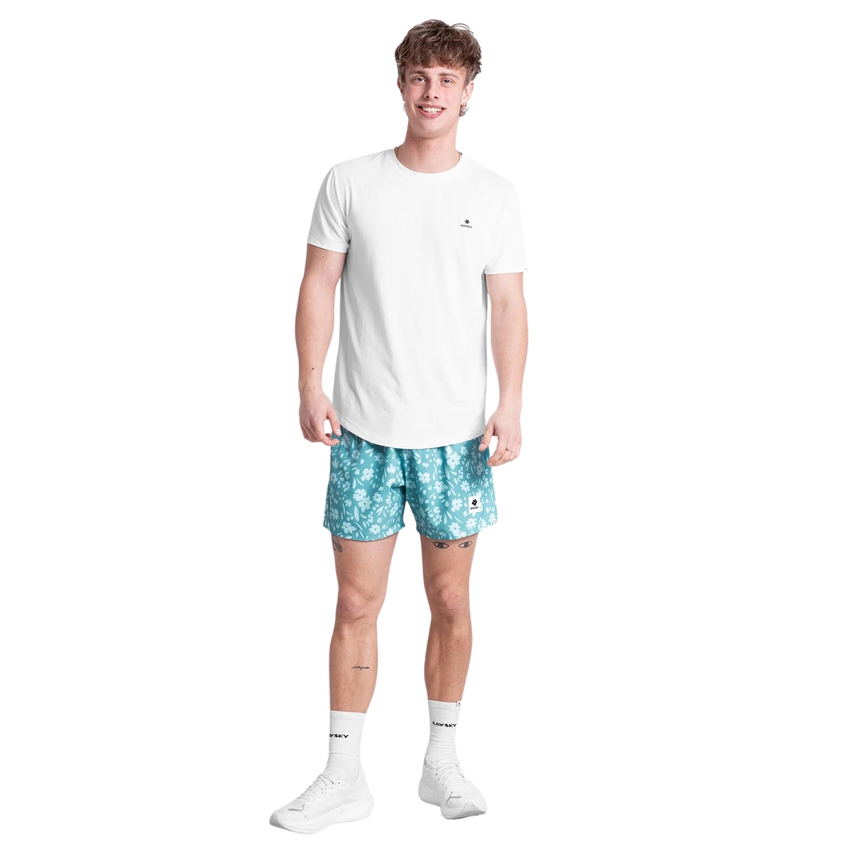 Mens Saysky Flower Pace Shorts 5 Inch