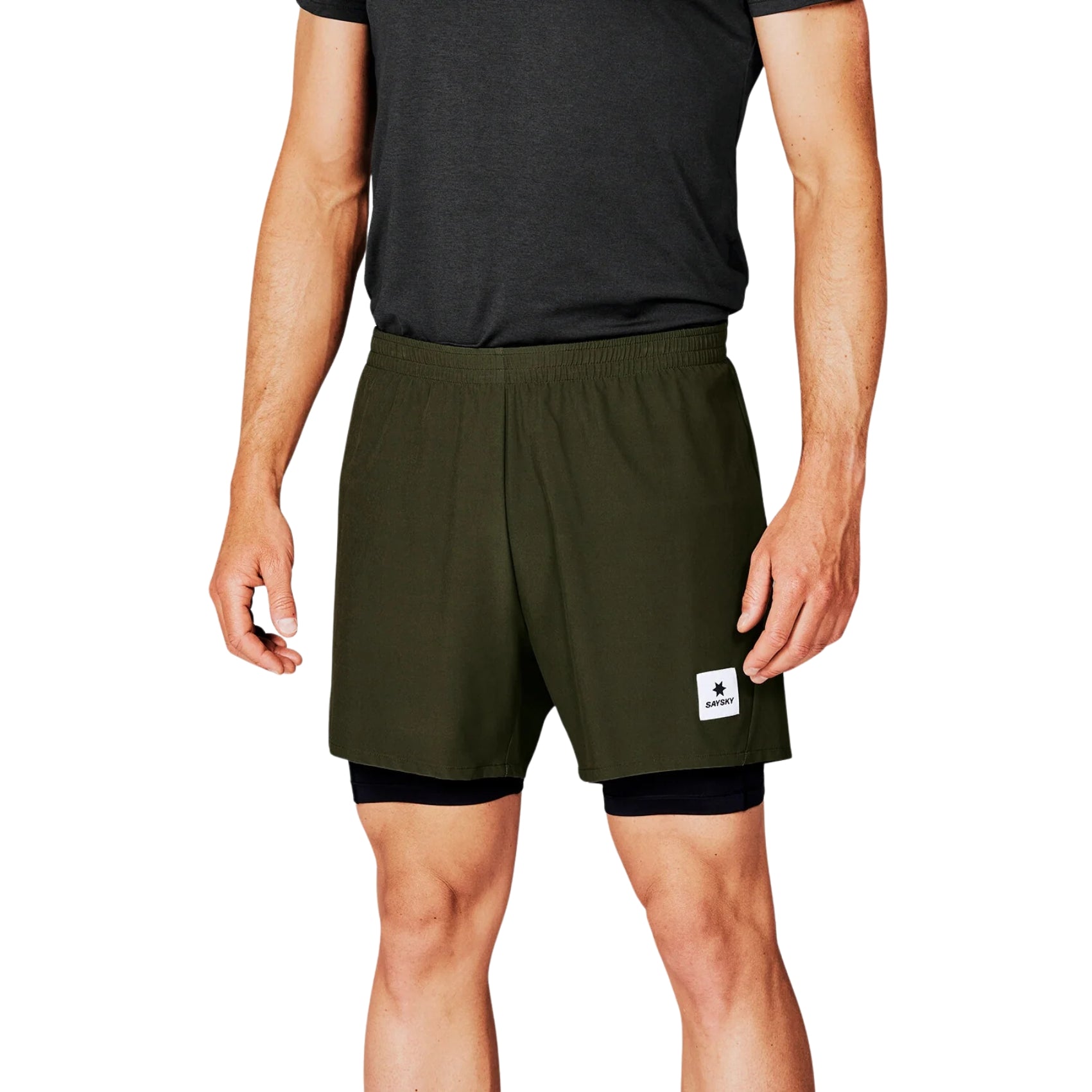 Mens Saysky Pace 2-in-1 Shorts 5 Inch