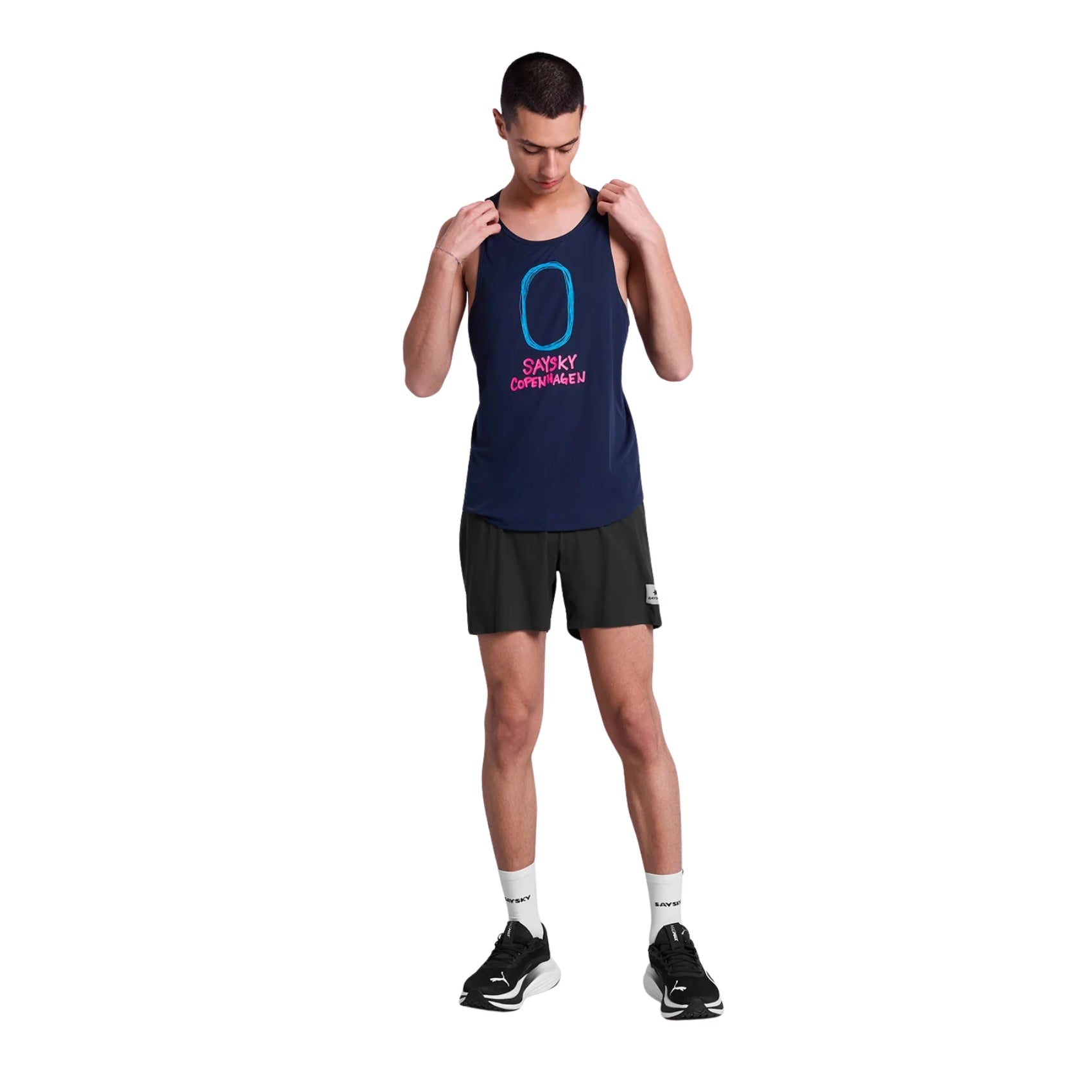 Mens Saysky Statement Flow Singlet
