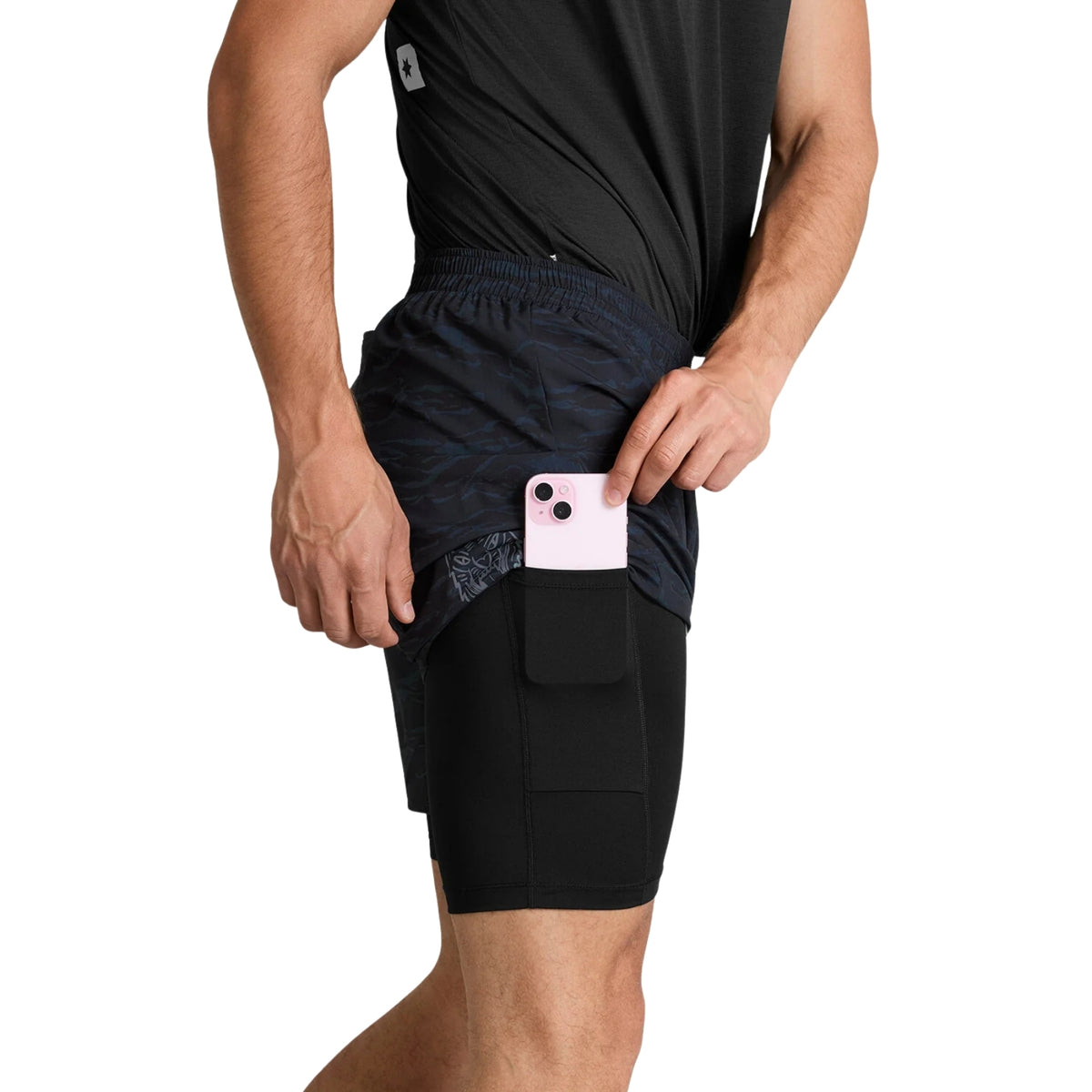 Mens Saysky Tiger Pace 2-in-1 Shorts 5 Inch