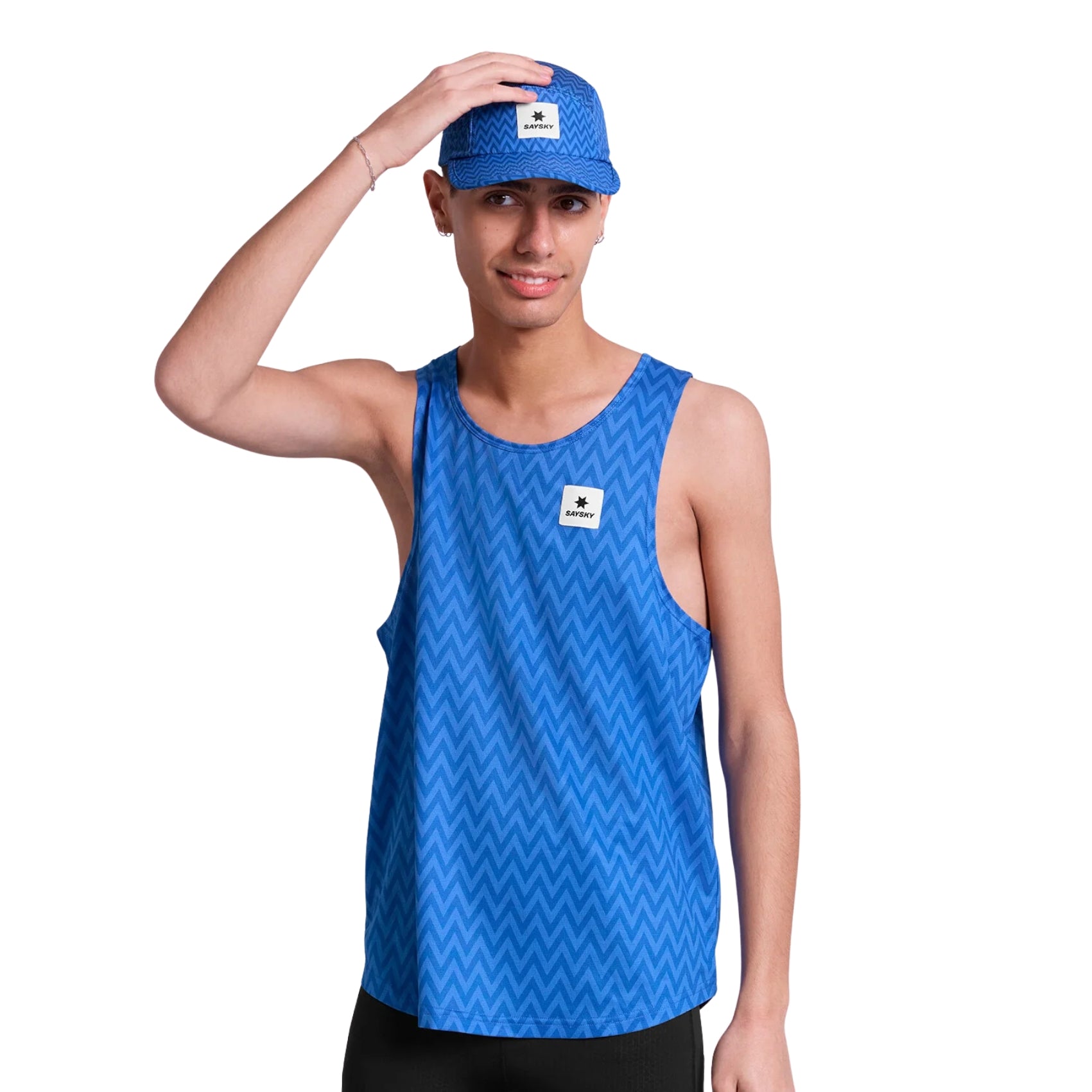 Mens Saysky Zig Zag Combat Singlet