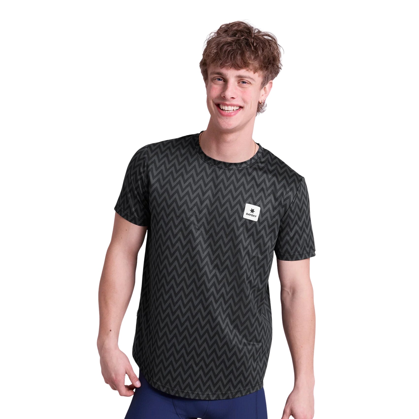 Mens Saysky Zig Zag Combat T-Shirt