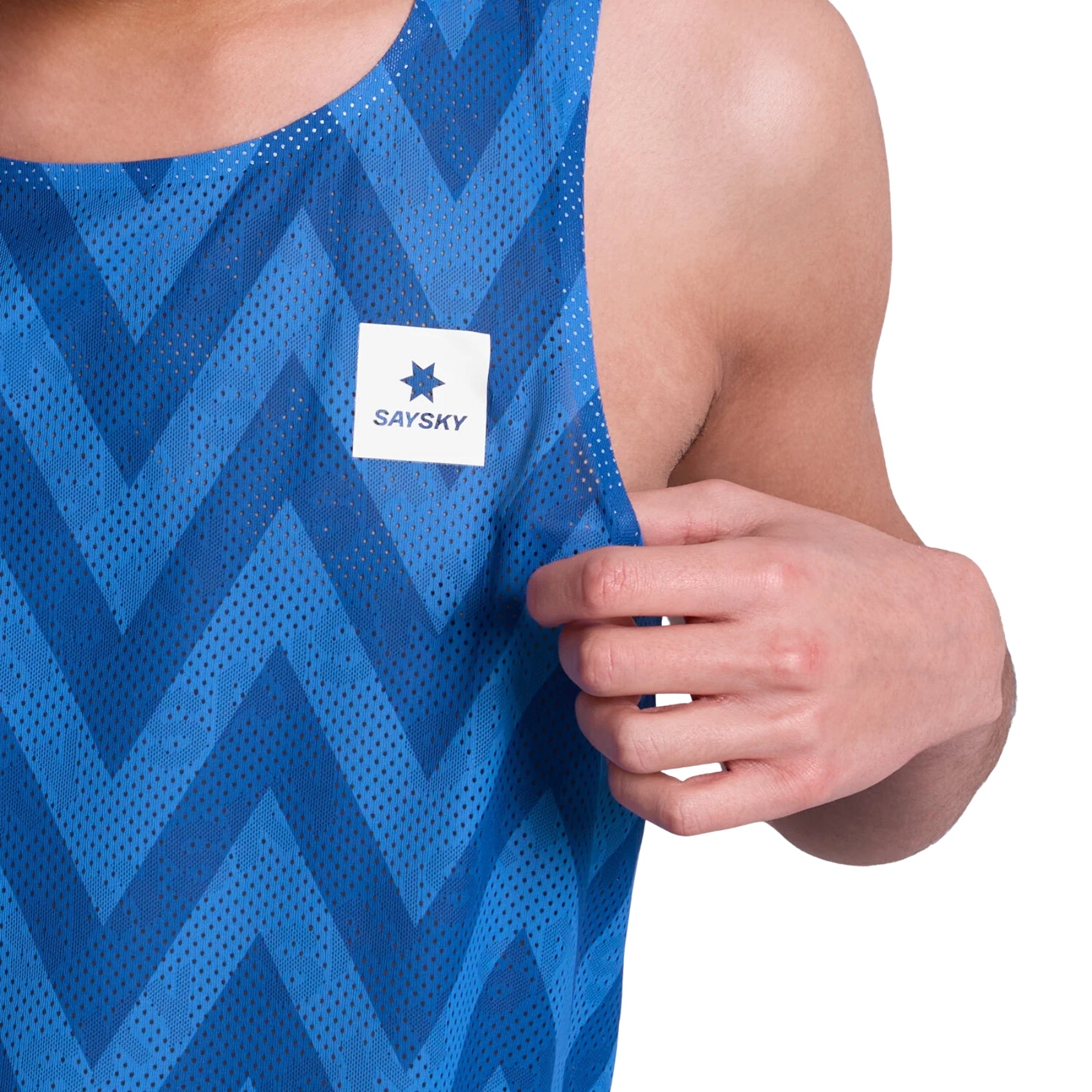 Mens Saysky Zig Zag Flow Air Singlet