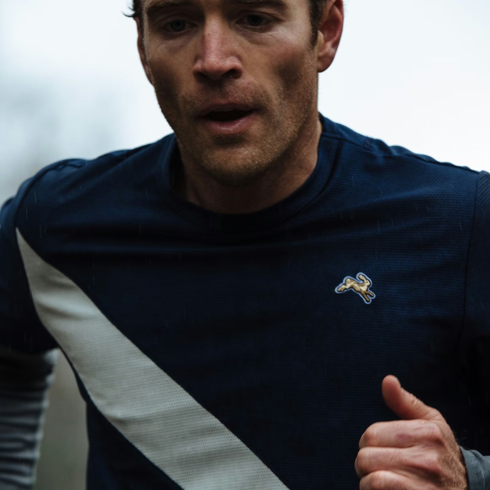 Mens Tracksmith Van Cortlandt Running T-Shirt