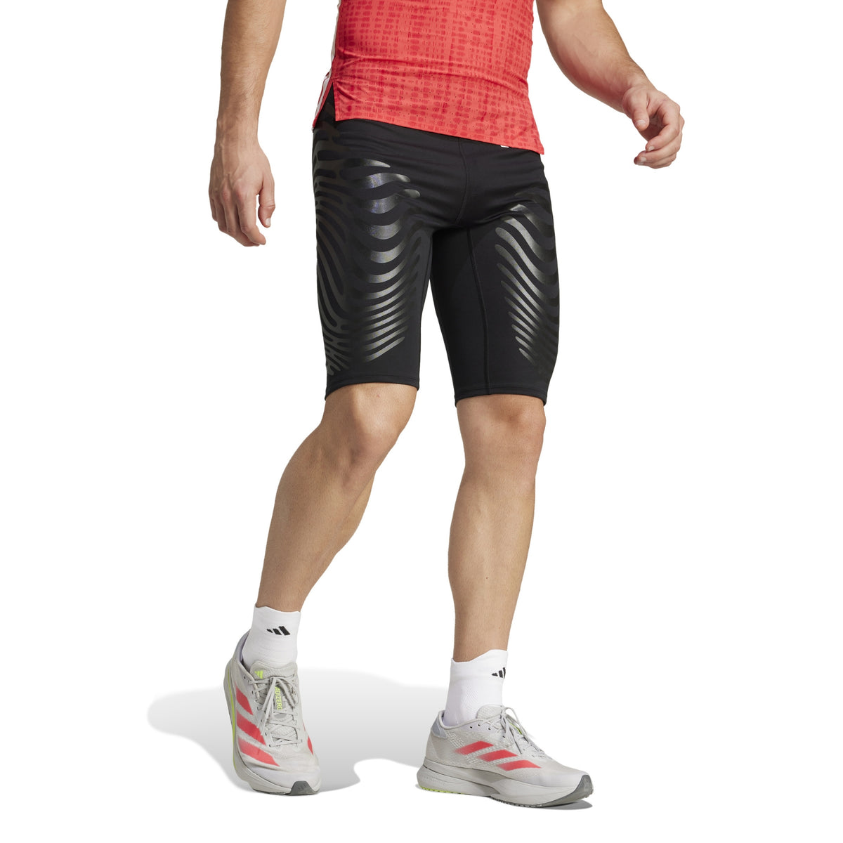 Mens adidas Adizero Control Running Short Tights
