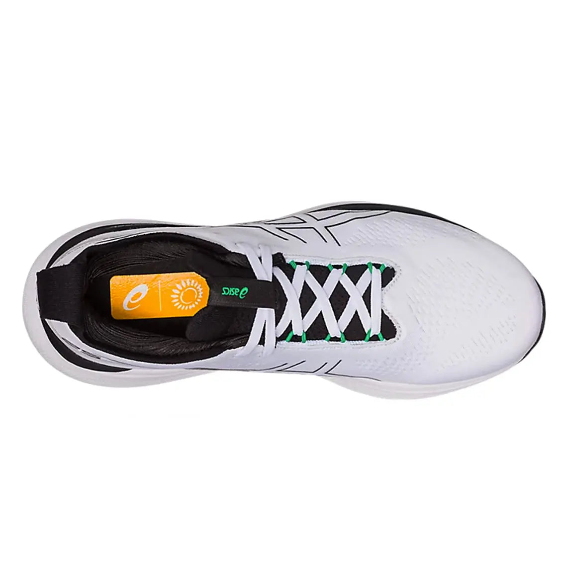Mens ASICS GEL-Nimbus 25 - White/ Black