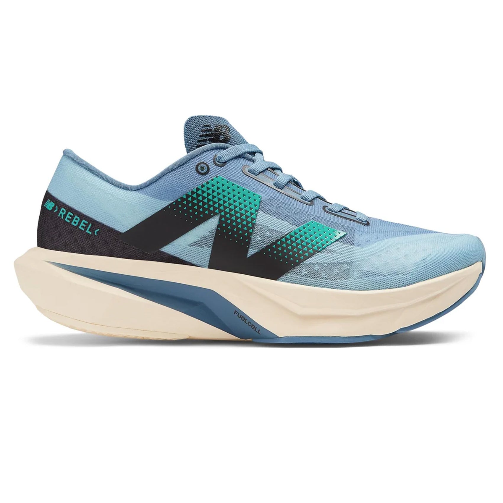 Mens New Balance FuelCell Rebel v4 Light Bouncy Tempo Trainer