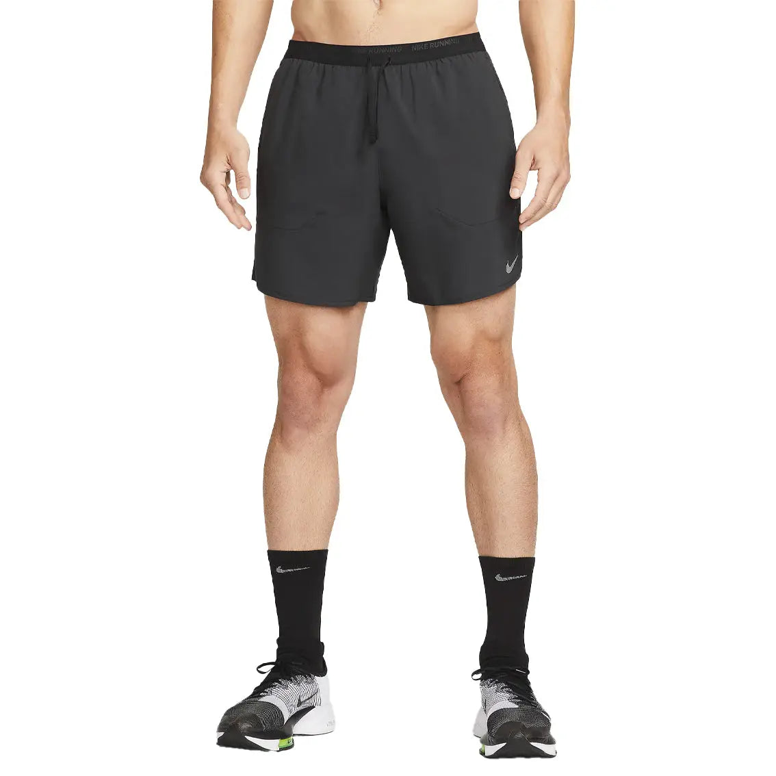 Mens Nike Dri-FIT Stride Inch Run Shorts with pockets
