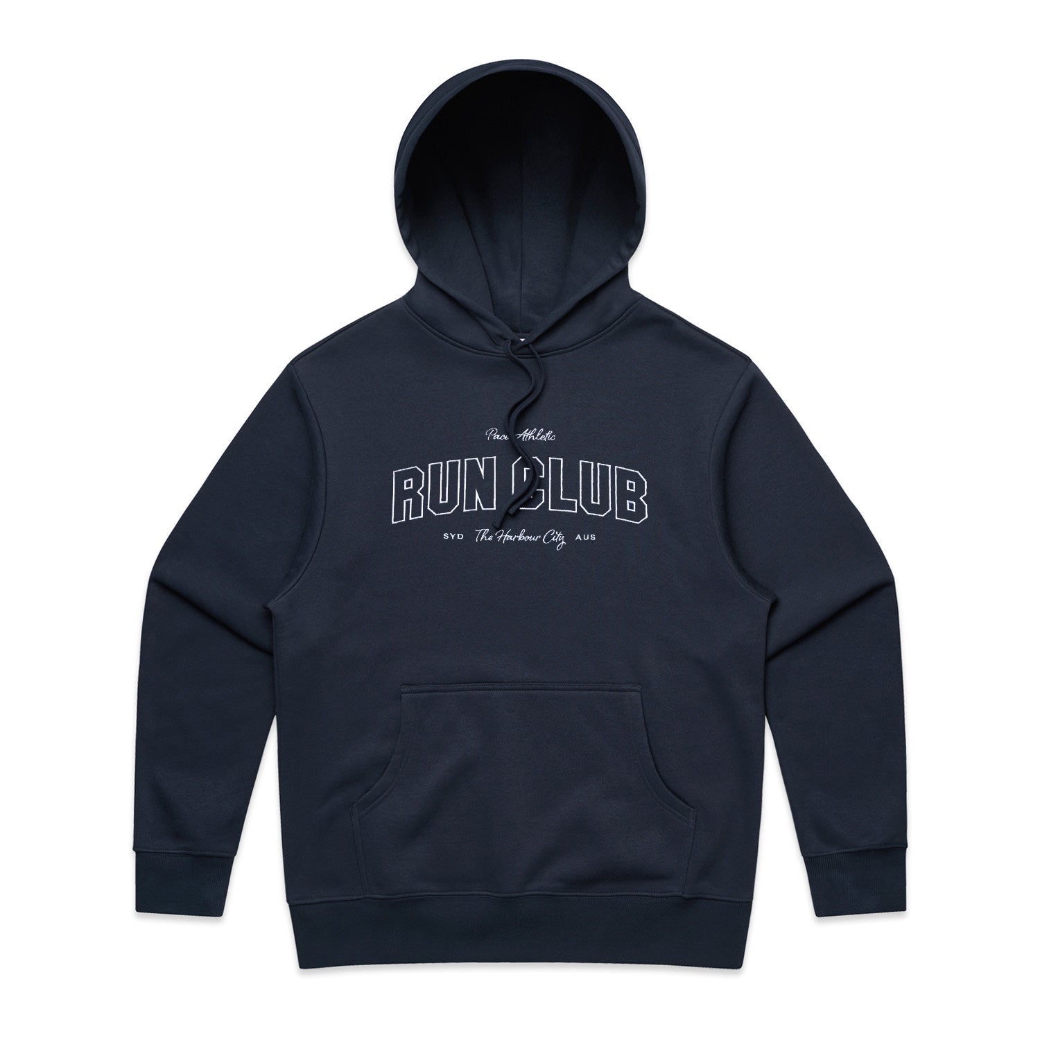 Mens Pace Run Club Heavy Hoodie - Main Image