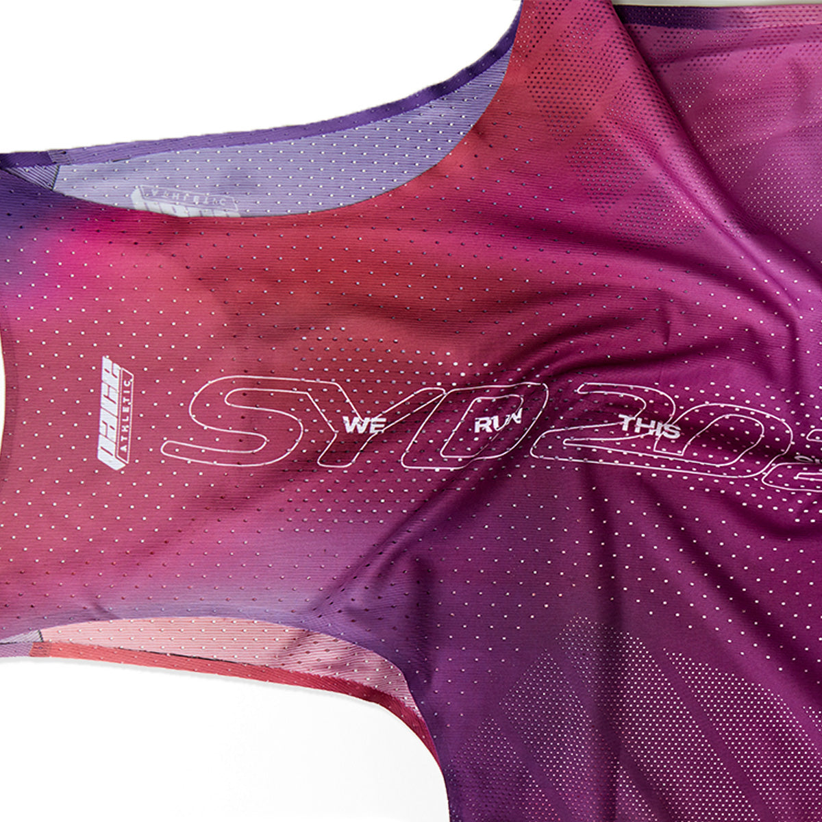 Mens Pace Athletic Race Singlet