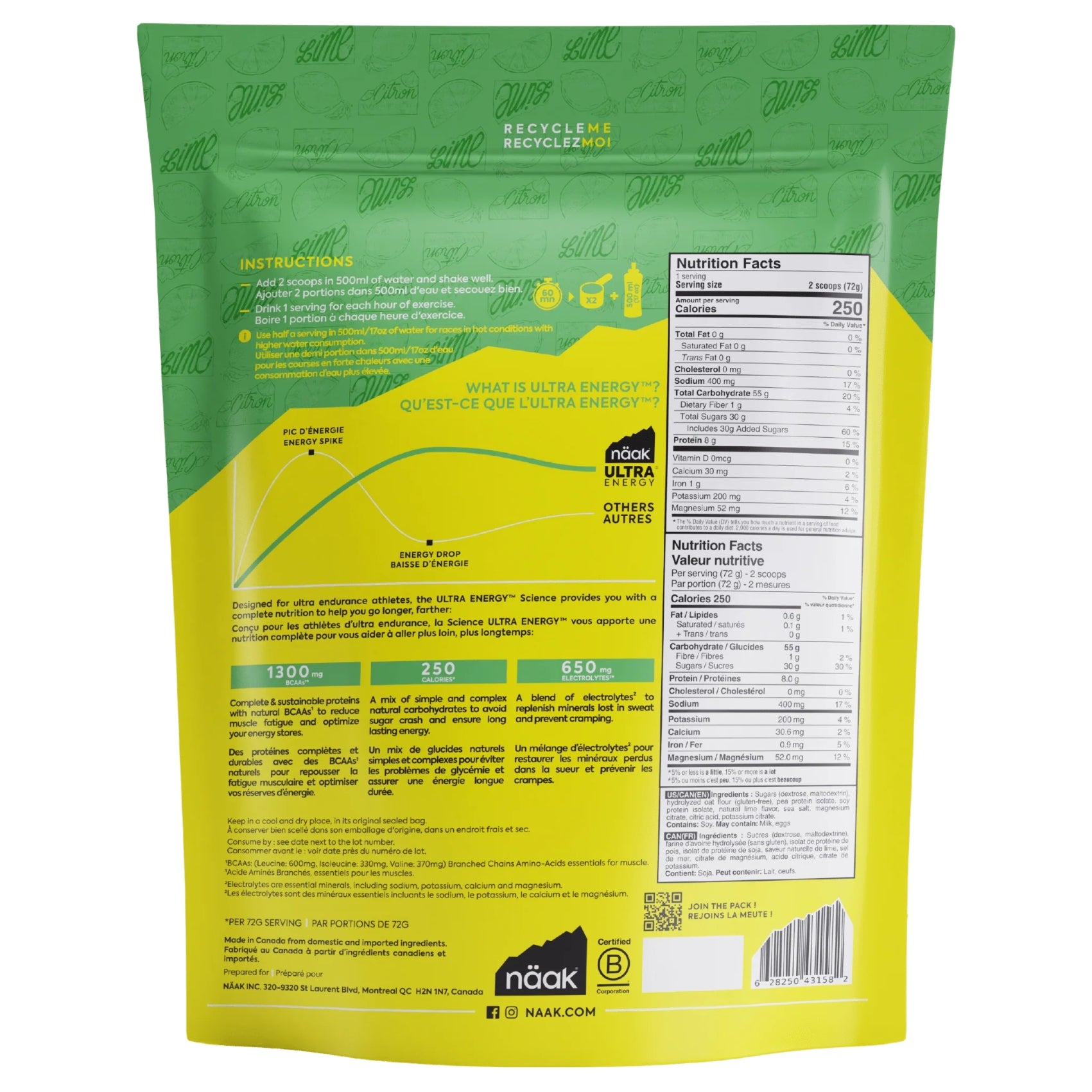 Naak Ultra Energy Drink Mix